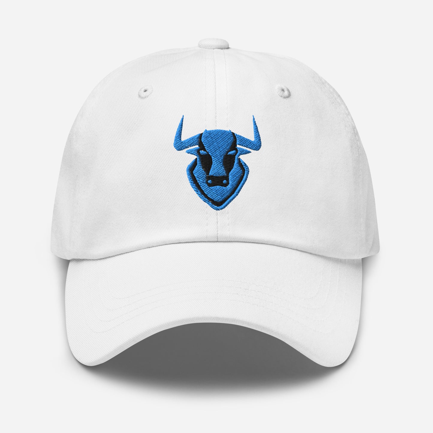 Dad Hat Bull Logo "TORO" Blue One Size adjustable,animal motif,bold design,bull,casual style,dad hat,endurance,iconic,power,premium quality,resilience,spirit,strength,unique design,unisex