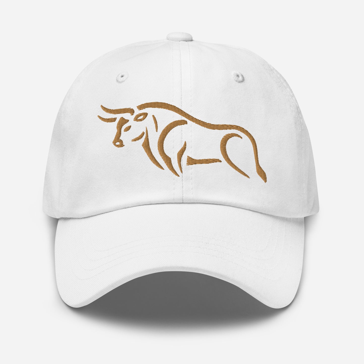 Dad Hat "BULL SPIRIT 2" Old Gold One Size adjustable,animal motif,bold design,bull,casual style,dad hat,endurance,iconic,power,premium quality,resilience,spirit,strength,unique design,unisex