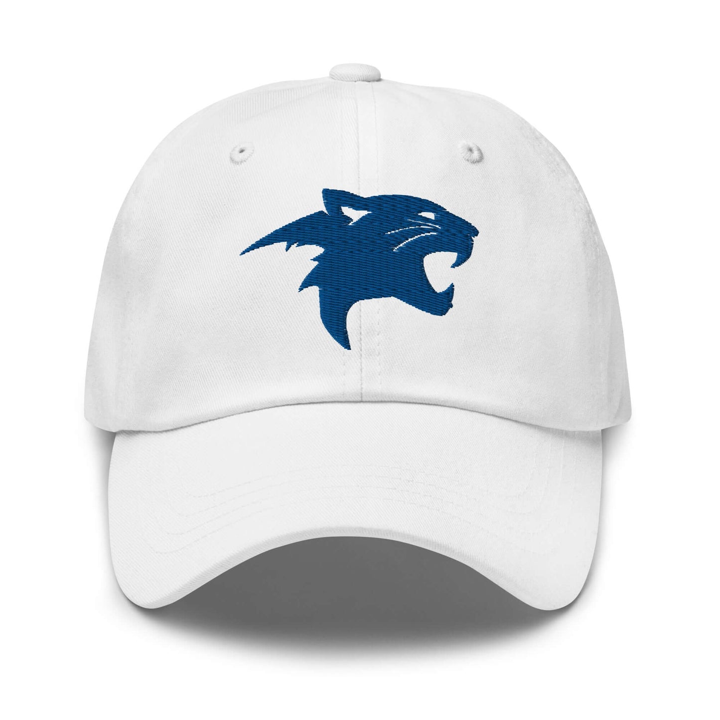 Dad Hat "Panther Head" Blue adjustable,agility,animal motif,beast mode,bold design,casual style,dad hat,iconic,panther,power,premium quality,stealth,strength,unique design,unisex,wild