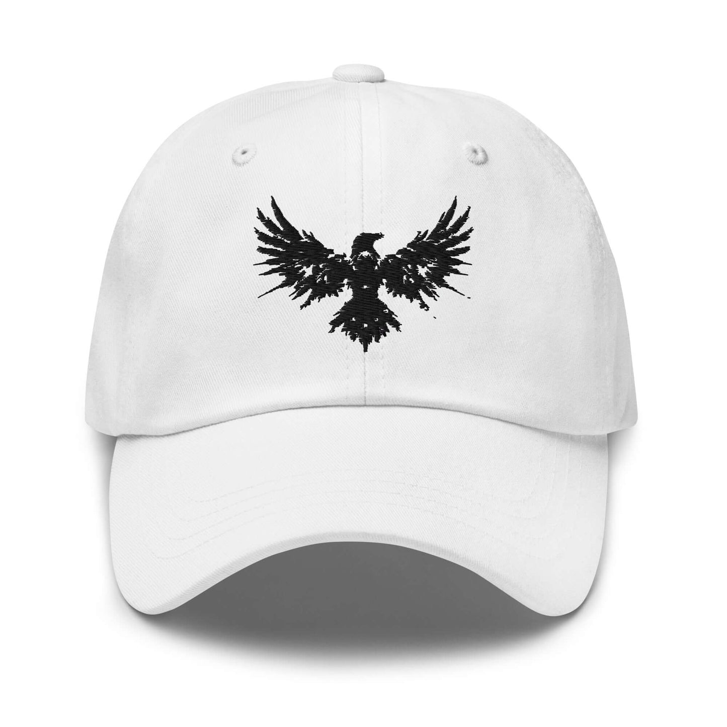 Dad Hat Raven "ENIGMA" Black adjustable,animal motif,bold design,casual style,dad hat,endurance,enigma,freedom,iconic,mystery,premium quality,raven,transformation,unique design,unisex