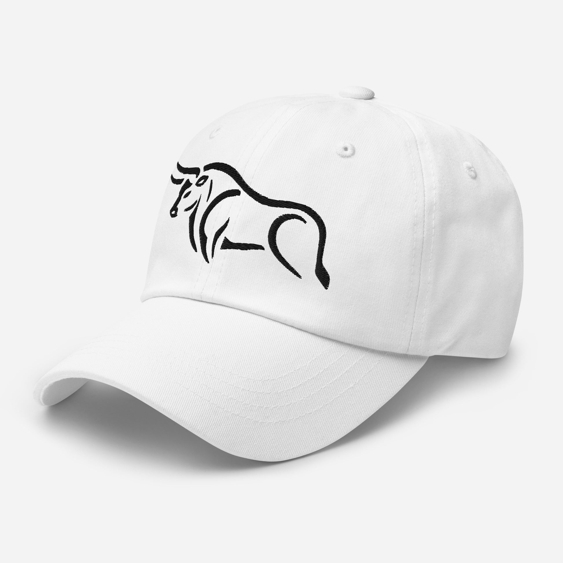 Dad Hat "BULL SPIRIT 2" Black One Size adjustable,animal motif,bold design,bull,casual style,dad hat,endurance,iconic,power,premium quality,resilience,spirit,strength,unique design,unisex