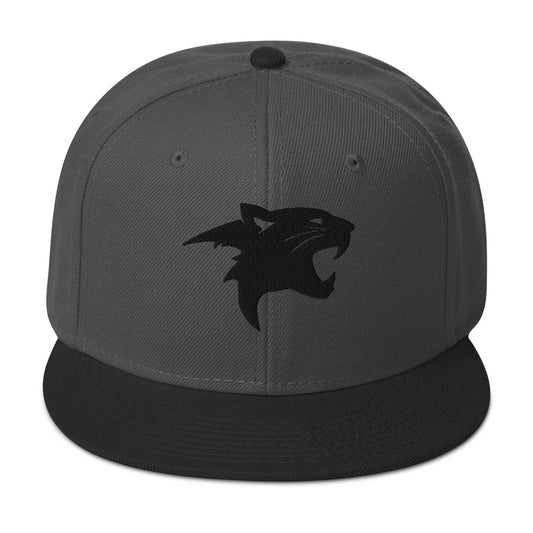 Snapback Hat "Panther Head" Black One Size adjustable,agility,animal motif,beast mode,bold design,iconic,panther,power,premium quality,snapback hat,statement piece,stealth,street style,strength,unique design,unisex,wild