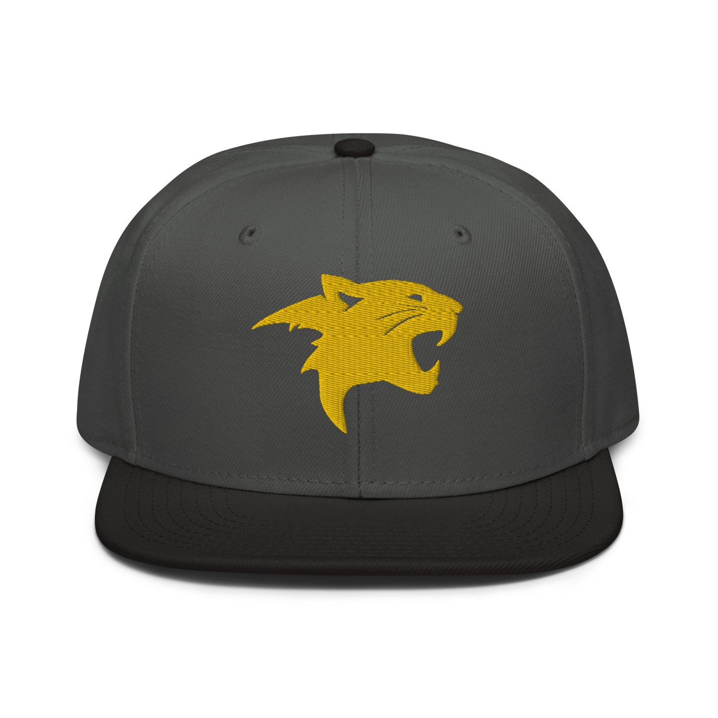 Snapback Hat "Panther Head" Gold One Size adjustable,agility,animal motif,beast mode,bold design,iconic,panther,power,premium quality,snapback hat,statement piece,stealth,street style,strength,unique design,unisex,wild