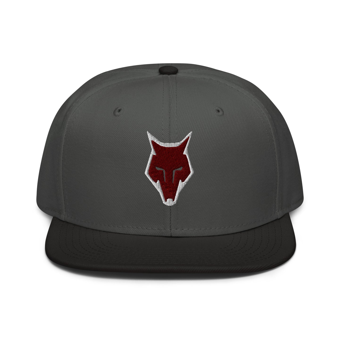 Snapback Hat Wolf Logo "LOBO" Maroon One Size adjustable,alpha,animal motif,bold design,courage,endurance,freedom,iconic,lone wolf,nature-inspired,predator,premium quality,resilience,snapback hat,statement piece,stealth,street style,strength,survival,uniq