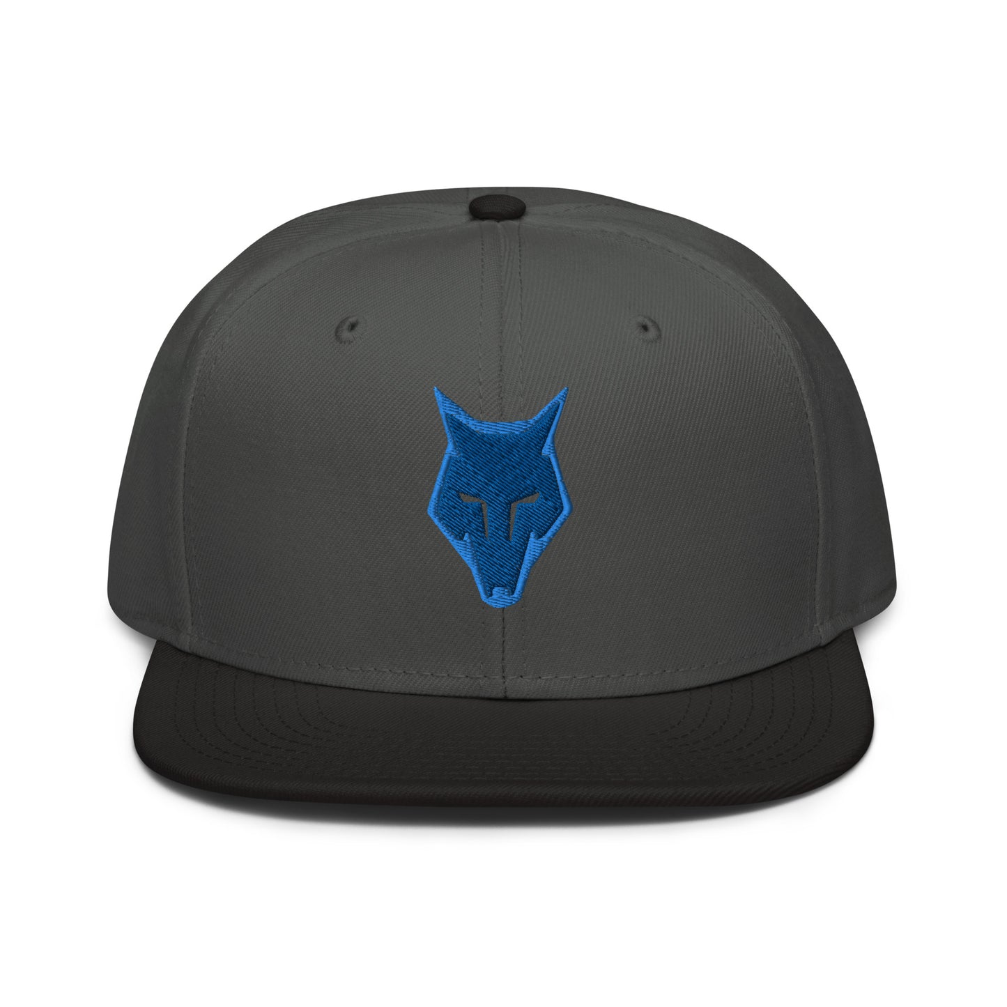 Snapback Hat Wolf Logo "LOBO" Blue One Size adjustable,alpha,animal motif,bold design,courage,endurance,freedom,iconic,lone wolf,nature-inspired,predator,premium quality,resilience,snapback hat,statement piece,stealth,street style,strength,survival,unique