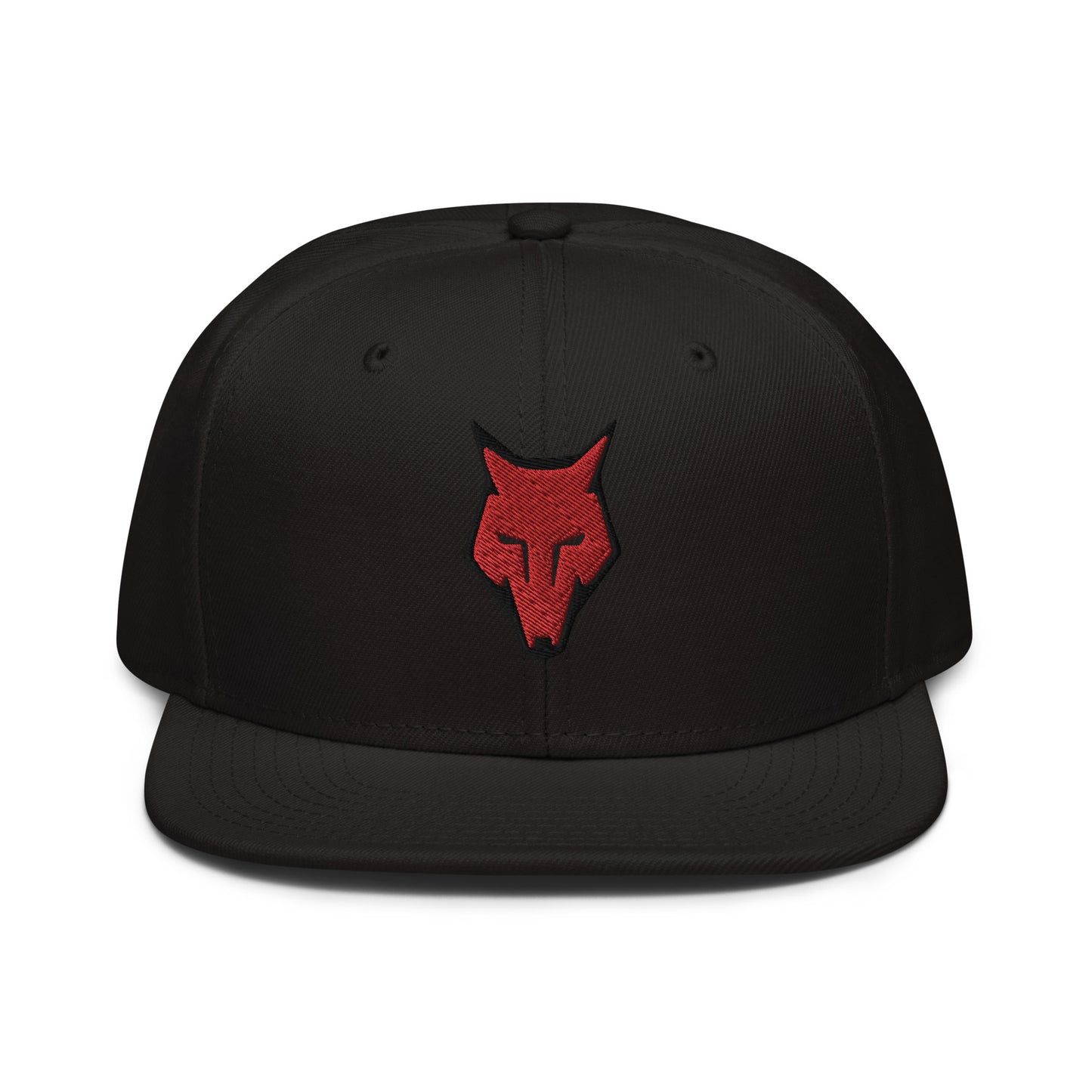 Snapback Hat Wolf Logo "LOBO" Red One Size adjustable,alpha,animal motif,bold design,courage,endurance,freedom,iconic,lone wolf,nature-inspired,predator,premium quality,resilience,snapback hat,statement piece,stealth,street style,strength,survival,unique