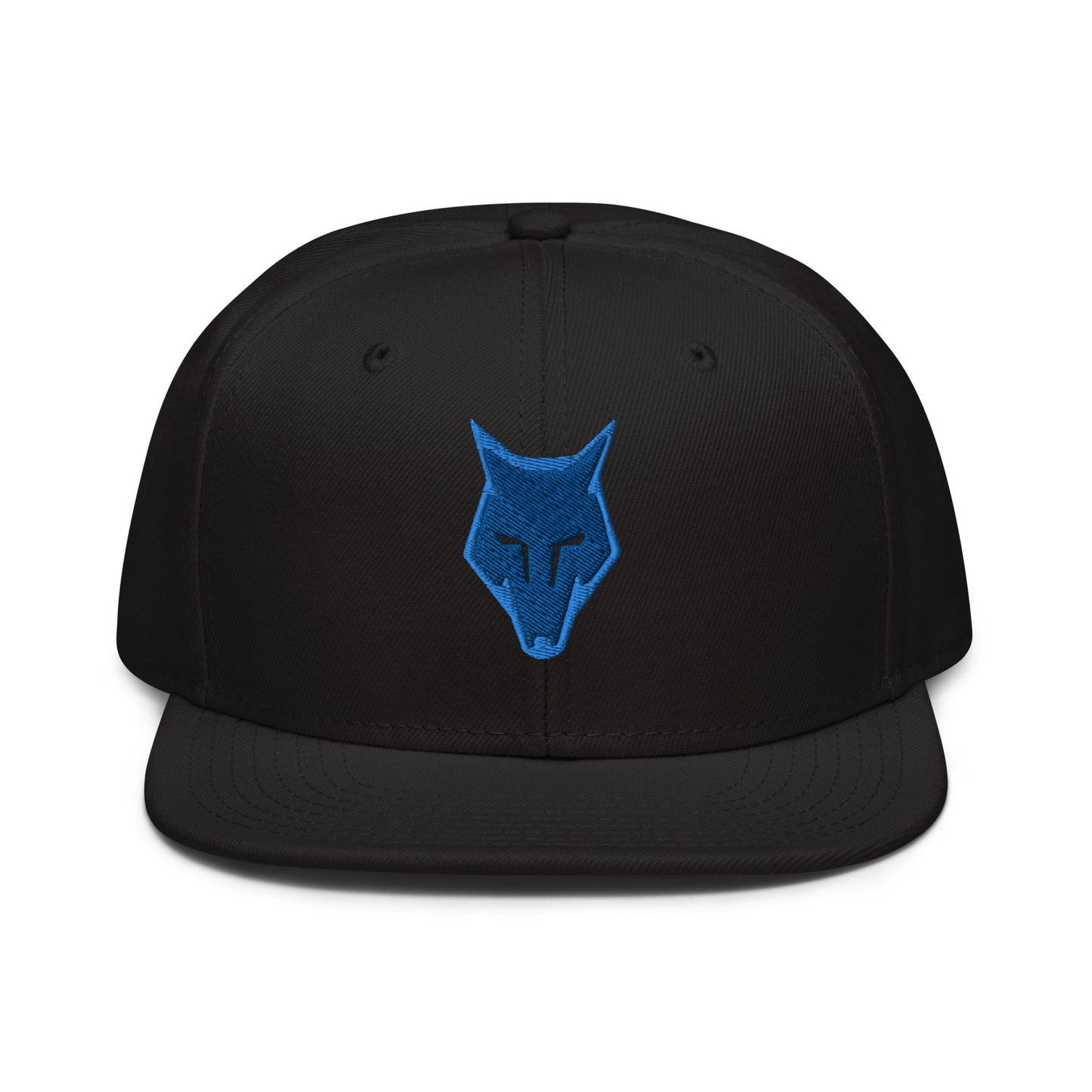 Snapback Hat Wolf Logo "LOBO" Blue One Size adjustable,alpha,animal motif,bold design,courage,endurance,freedom,iconic,lone wolf,nature-inspired,predator,premium quality,resilience,snapback hat,statement piece,stealth,street style,strength,survival,unique