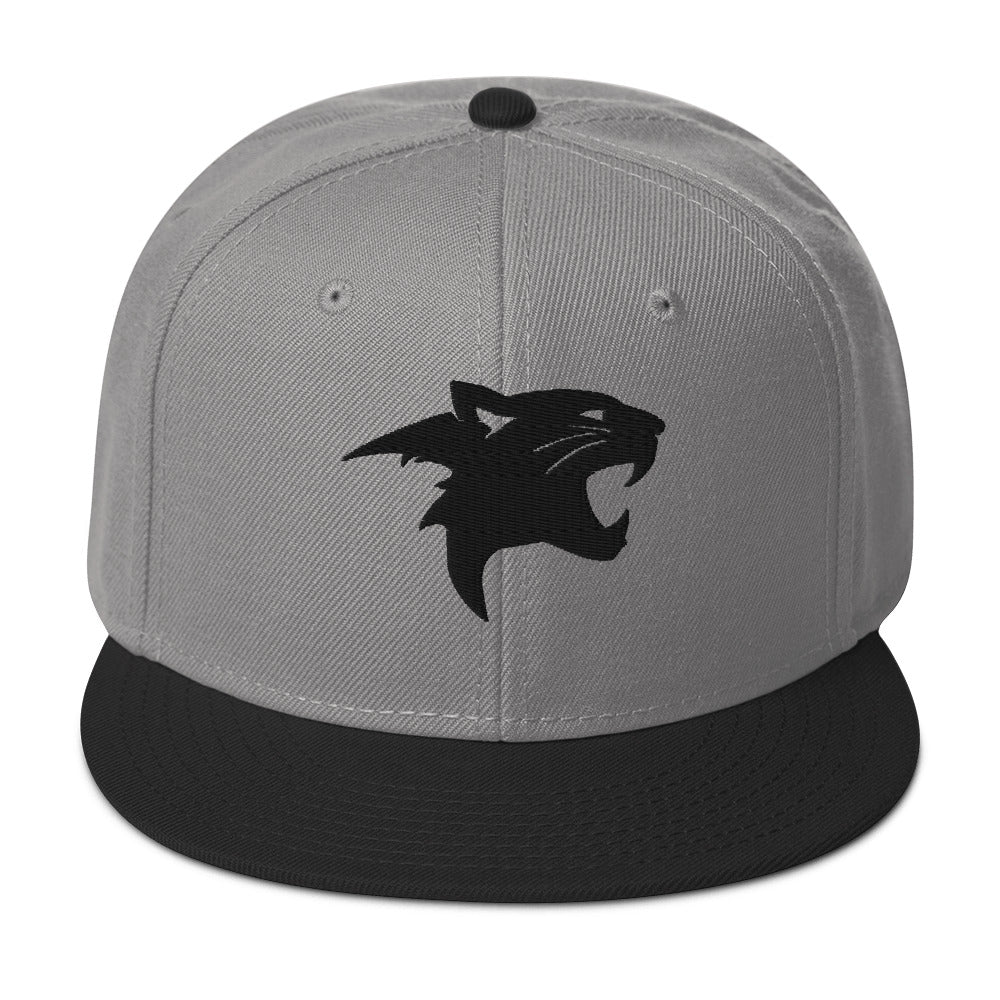 Snapback Hat "Panther Head" Black One Size adjustable,agility,animal motif,beast mode,bold design,iconic,panther,power,premium quality,snapback hat,statement piece,stealth,street style,strength,unique design,unisex,wild