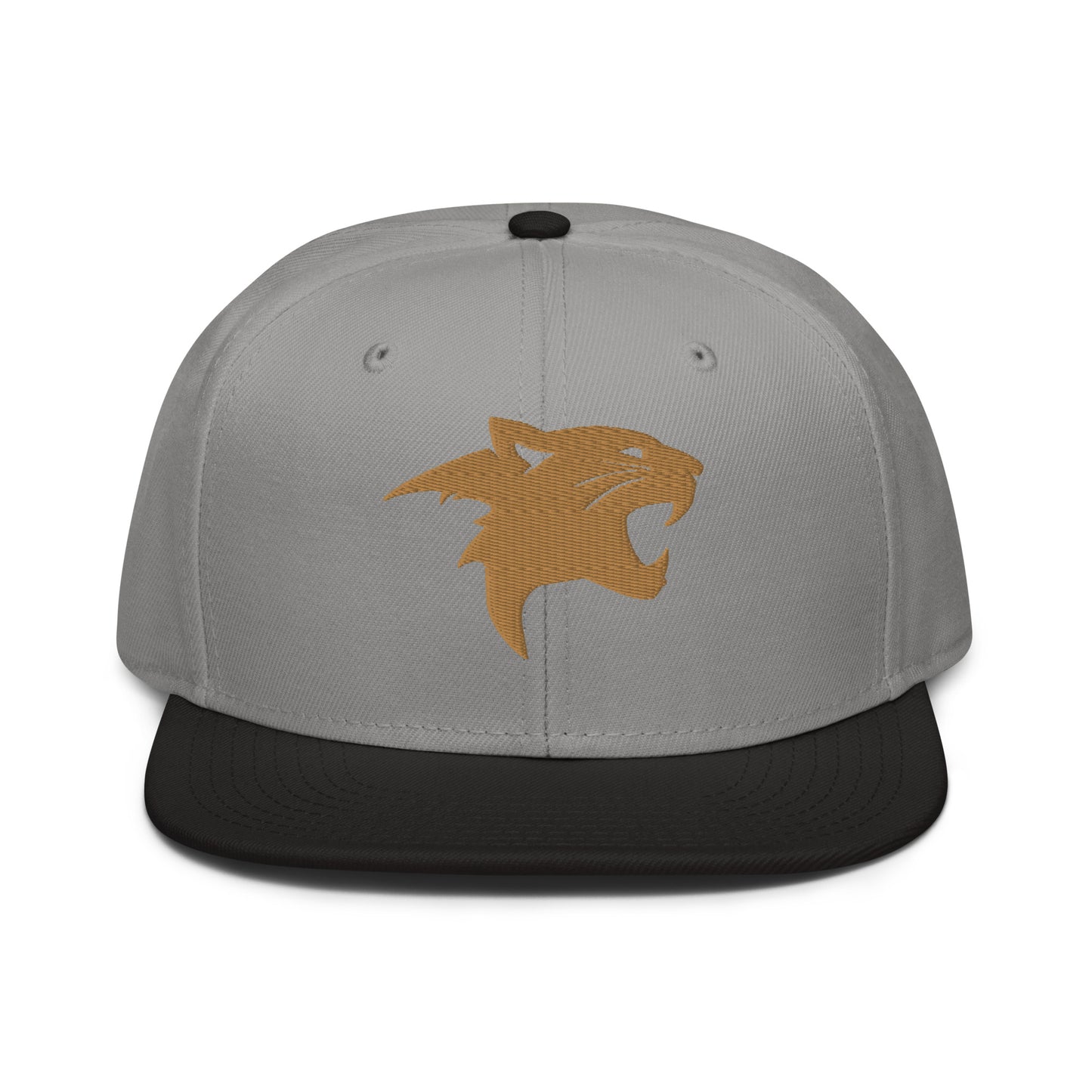 Snapback Hat "Panther Head" Old Gold One Size adjustable,agility,animal motif,beast mode,bold design,iconic,panther,power,premium quality,snapback hat,statement piece,stealth,street style,strength,unique design,unisex,wild