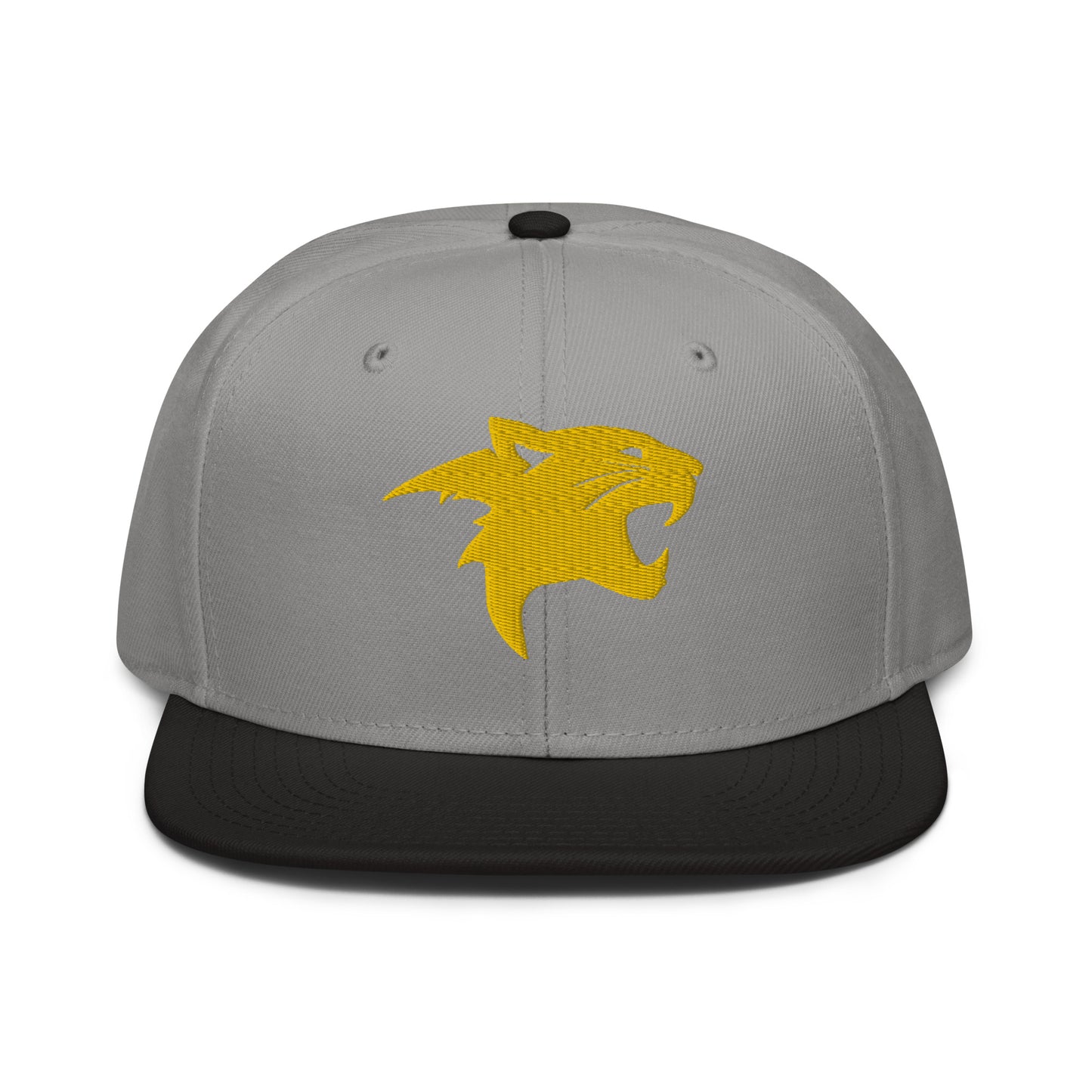 Snapback Hat "Panther Head" Gold One Size adjustable,agility,animal motif,beast mode,bold design,iconic,panther,power,premium quality,snapback hat,statement piece,stealth,street style,strength,unique design,unisex,wild