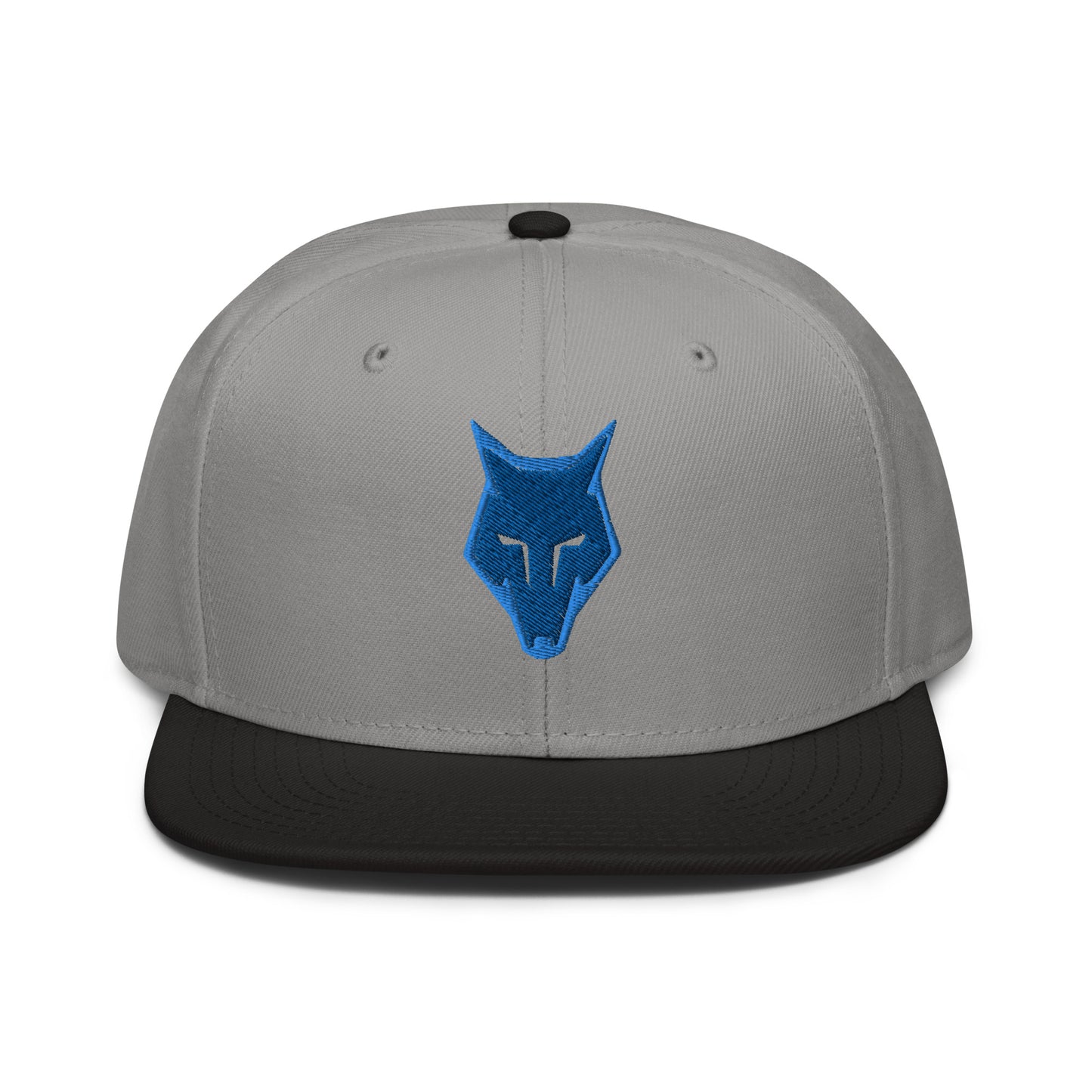 Snapback Hat Wolf Logo "LOBO" Blue One Size adjustable,alpha,animal motif,bold design,courage,endurance,freedom,iconic,lone wolf,nature-inspired,predator,premium quality,resilience,snapback hat,statement piece,stealth,street style,strength,survival,unique