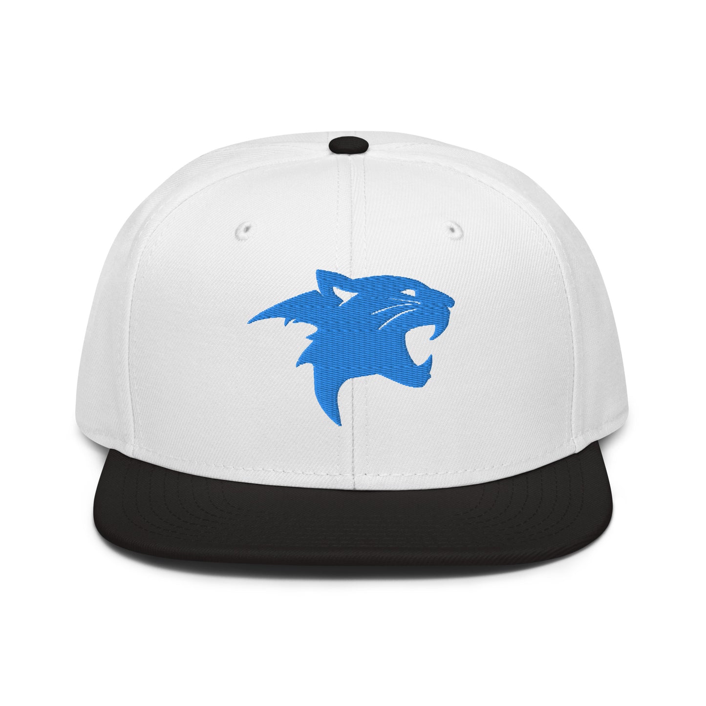 Snapback Hat "Panther Head" Blue One Size adjustable,agility,animal motif,beast mode,bold design,iconic,panther,power,premium quality,snapback hat,statement piece,stealth,street style,strength,unique design,unisex,wild