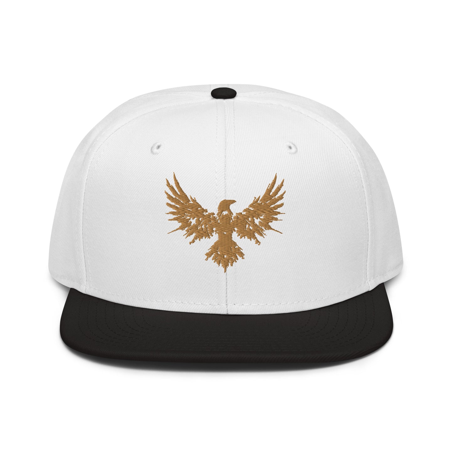 Snapback Hat Raven "ENIGMA" Old Gold One Size adjustable,animal motif,bold design,endurance,enigma,freedom,iconic,mystery,premium quality,raven,snapback hat,statement piece,street style,transformation,unique design,unisex