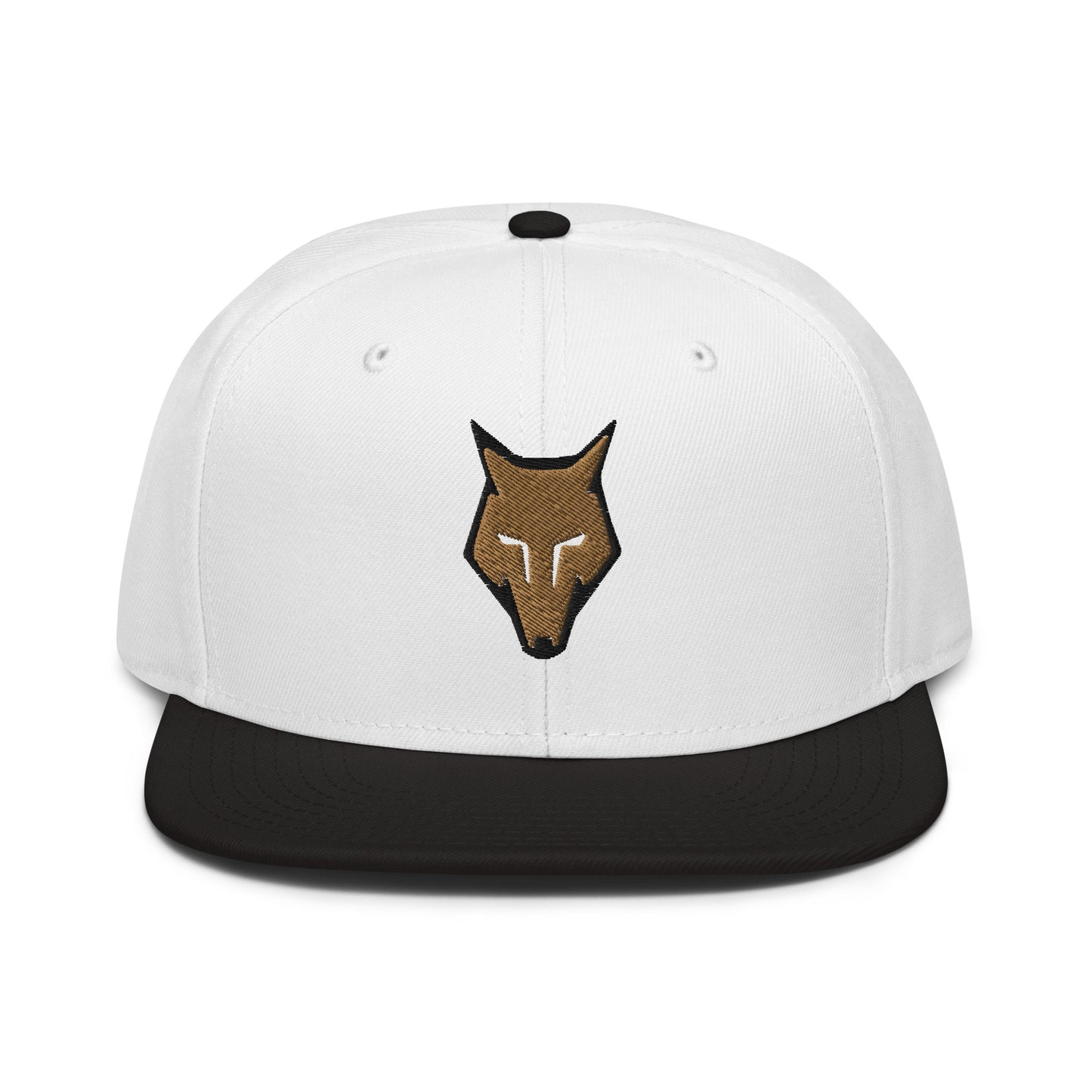 Snapback Hat Wolf Logo "LOBO" Old Gold One Size adjustable,alpha,animal motif,bold design,courage,endurance,freedom,iconic,lone wolf,nature-inspired,predator,premium quality,resilience,snapback hat,statement piece,stealth,street style,strength,survival,un