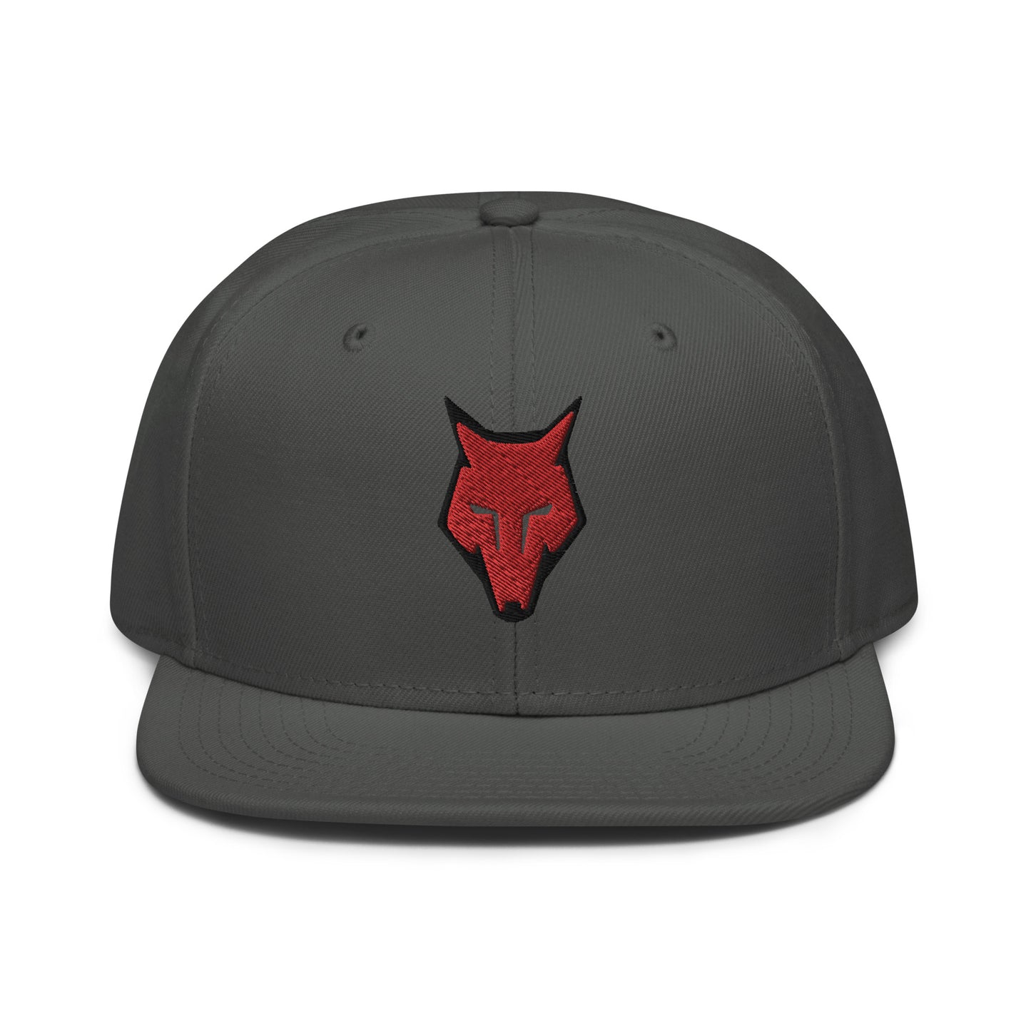 Snapback Hat Wolf Logo "LOBO" Red One Size adjustable,alpha,animal motif,bold design,courage,endurance,freedom,iconic,lone wolf,nature-inspired,predator,premium quality,resilience,snapback hat,statement piece,stealth,street style,strength,survival,unique