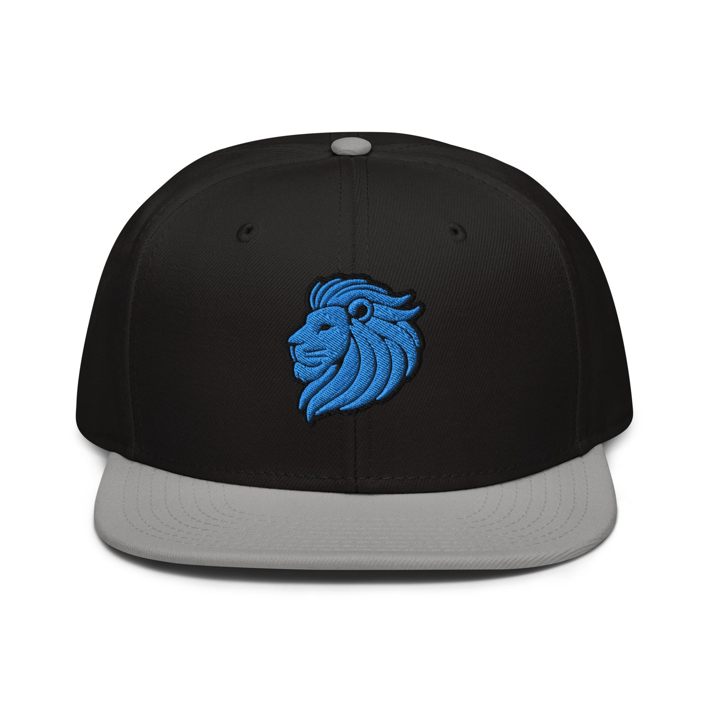 Snapback Hat "LION HEAD" Blue One Size adjustable,animal motif,bold design,courage,iconic,leadership,lion,majesty,nature,noble,power,premium quality,snapback hat,statement piece,street style,strength,unique design,unisex