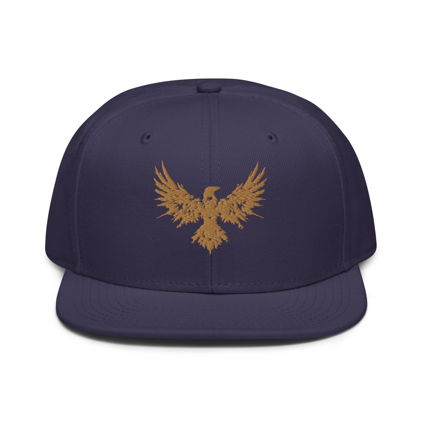 Snapback Hat Raven "ENIGMA" Old Gold One Size adjustable,animal motif,bold design,endurance,enigma,freedom,iconic,mystery,premium quality,raven,snapback hat,statement piece,street style,transformation,unique design,unisex