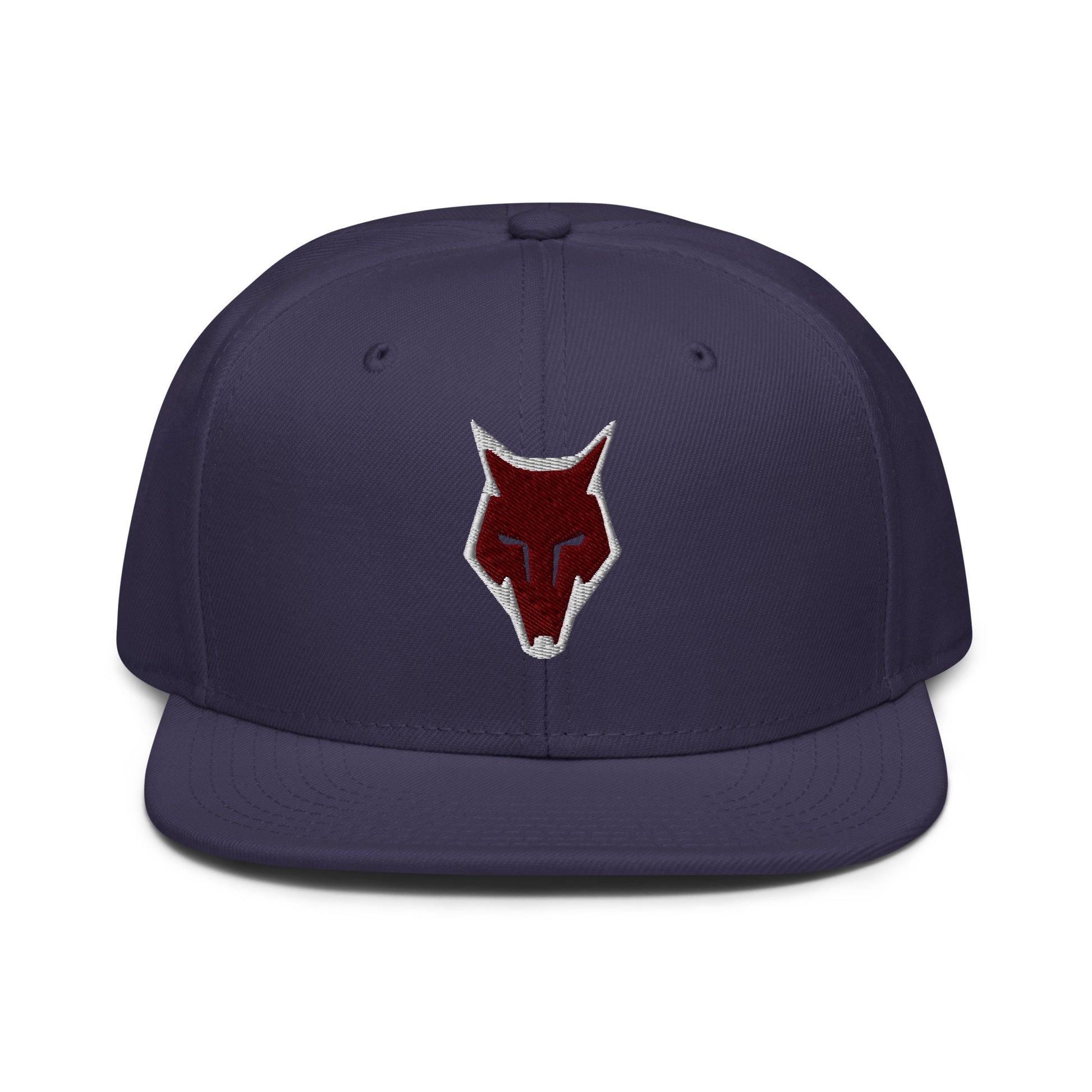 Snapback Hat Wolf Logo "LOBO" Maroon One Size adjustable,alpha,animal motif,bold design,courage,endurance,freedom,iconic,lone wolf,nature-inspired,predator,premium quality,resilience,snapback hat,statement piece,stealth,street style,strength,survival,uniq