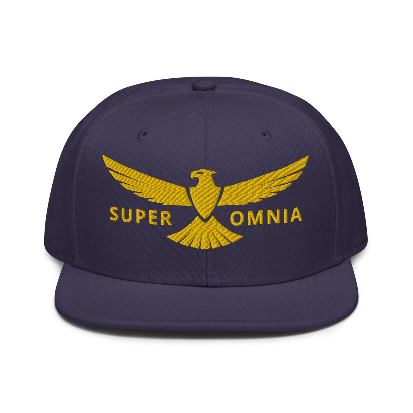 Snapback Hat Eagle "SUPER OMNIA" Gold One Size above all,adjustable,animal motif,bold design,eagle,focus,freedom,iconic,independence,premium quality,resilience,snapback hat,soar,statement piece,street style,strength,unique design,unisex,vision