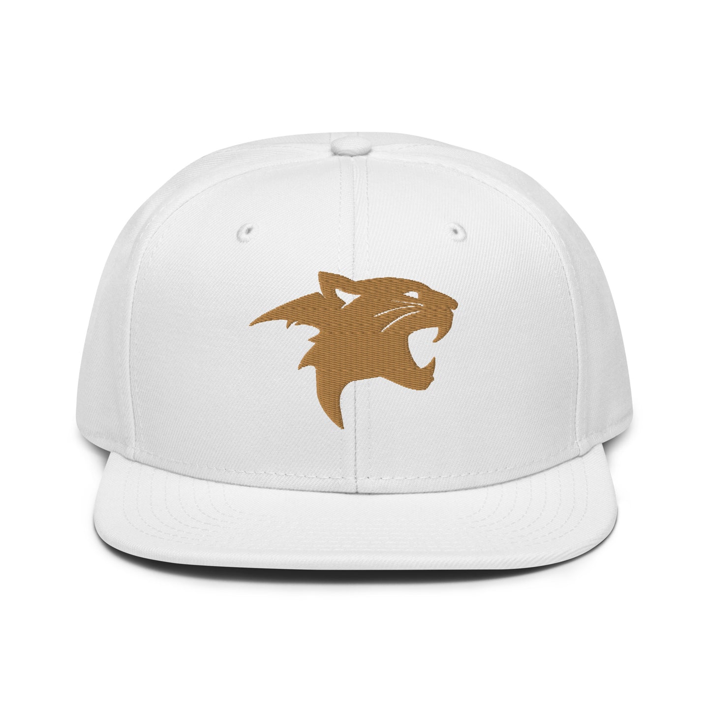 Snapback Hat "Panther Head" Old Gold One Size adjustable,agility,animal motif,beast mode,bold design,iconic,panther,power,premium quality,snapback hat,statement piece,stealth,street style,strength,unique design,unisex,wild