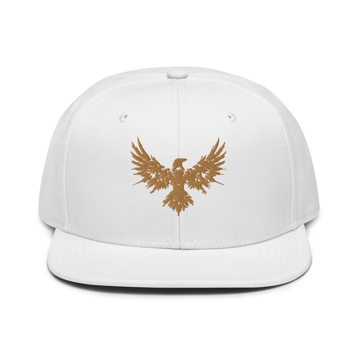 Snapback Hat Raven "ENIGMA" Old Gold One Size adjustable,animal motif,bold design,endurance,enigma,freedom,iconic,mystery,premium quality,raven,snapback hat,statement piece,street style,transformation,unique design,unisex