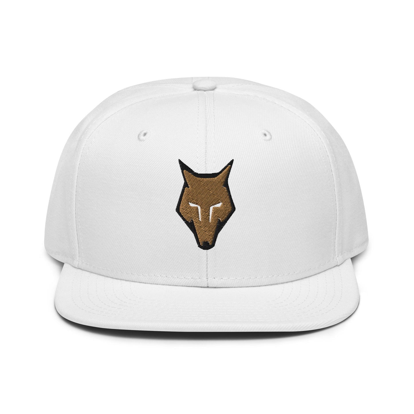 Snapback Hat Wolf Logo "LOBO" Old Gold One Size adjustable,alpha,animal motif,bold design,courage,endurance,freedom,iconic,lone wolf,nature-inspired,predator,premium quality,resilience,snapback hat,statement piece,stealth,street style,strength,survival,un