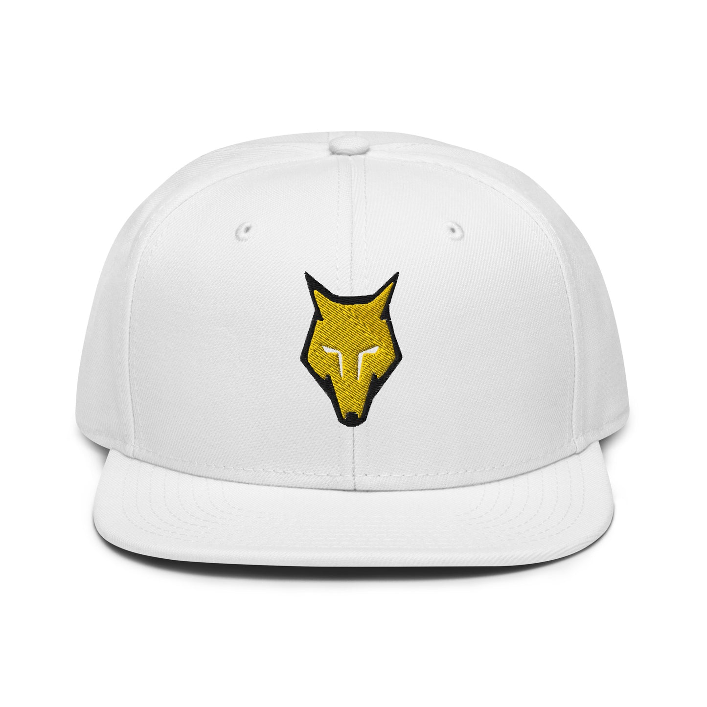 Snapback Hat Wolf Logo "LOBO" Gold One Size adjustable,alpha,animal motif,bold design,courage,endurance,freedom,iconic,lone wolf,nature-inspired,predator,premium quality,resilience,snapback hat,statement piece,stealth,street style,strength,survival,unique