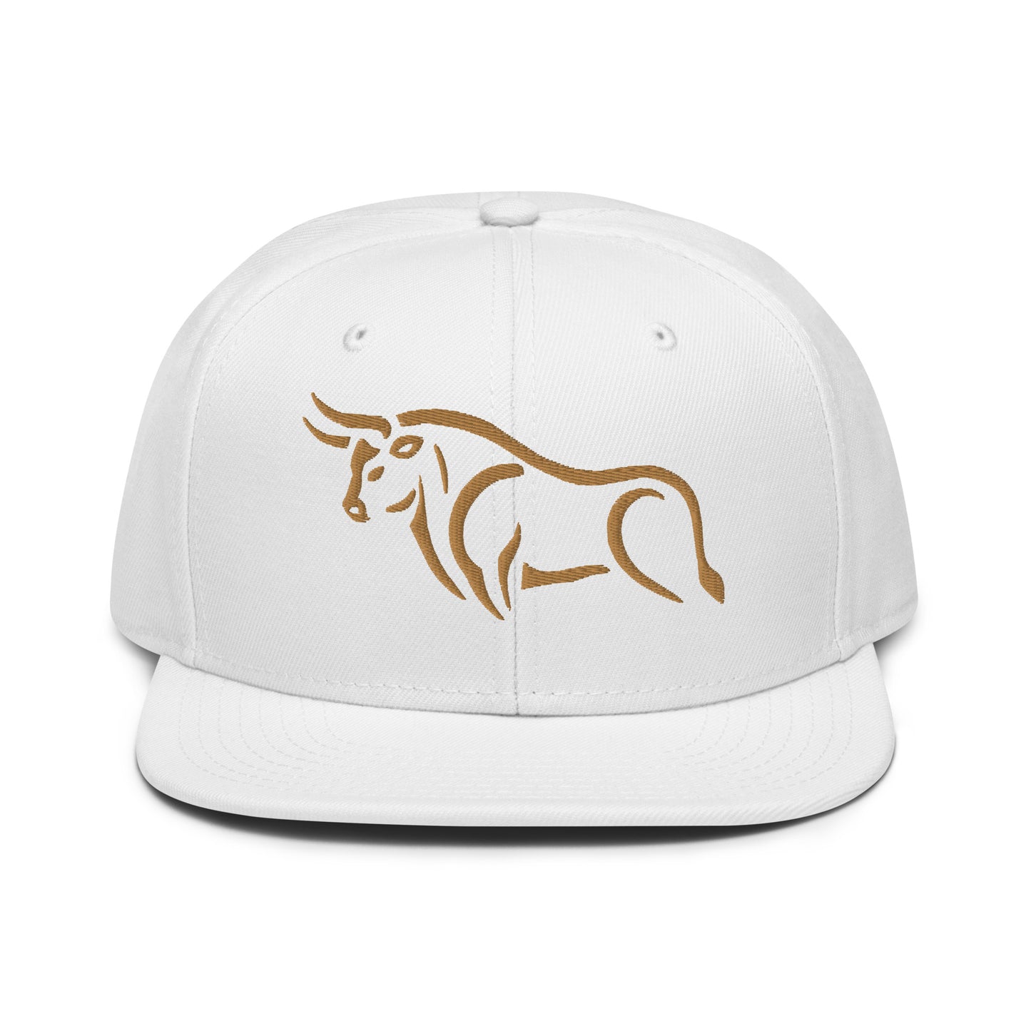 Snapback Hat "Bull Spirit 2" Old Gold One Size adjustable,animal motif,bold design,bull,endurance,iconic,power,premium quality,resilience,snapback hat,spirit,statement piece,street style,strength,unique design,unisex