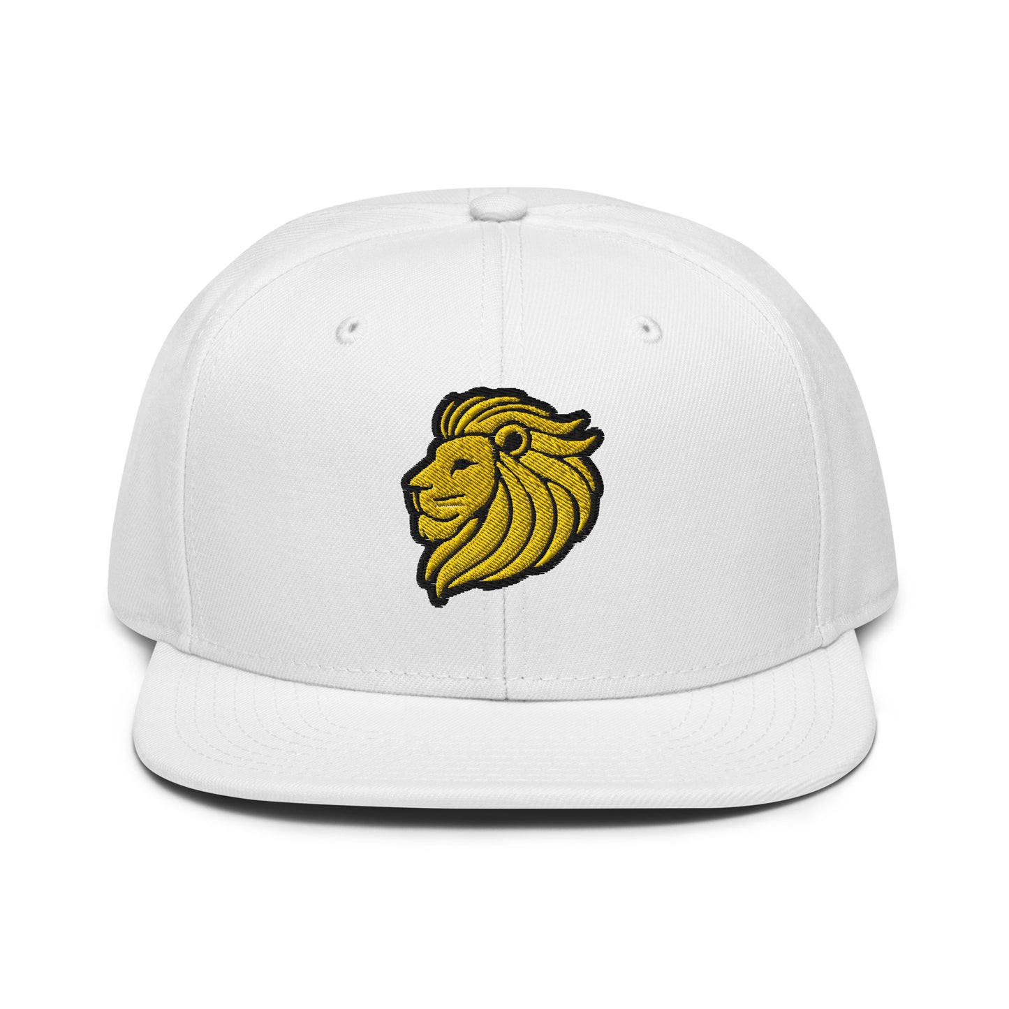 Snapback Hat "LION HEAD" Gold One Size adjustable,animal motif,bold design,courage,iconic,leadership,lion,majesty,nature,noble,power,premium quality,snapback hat,statement piece,street style,strength,unique design,unisex