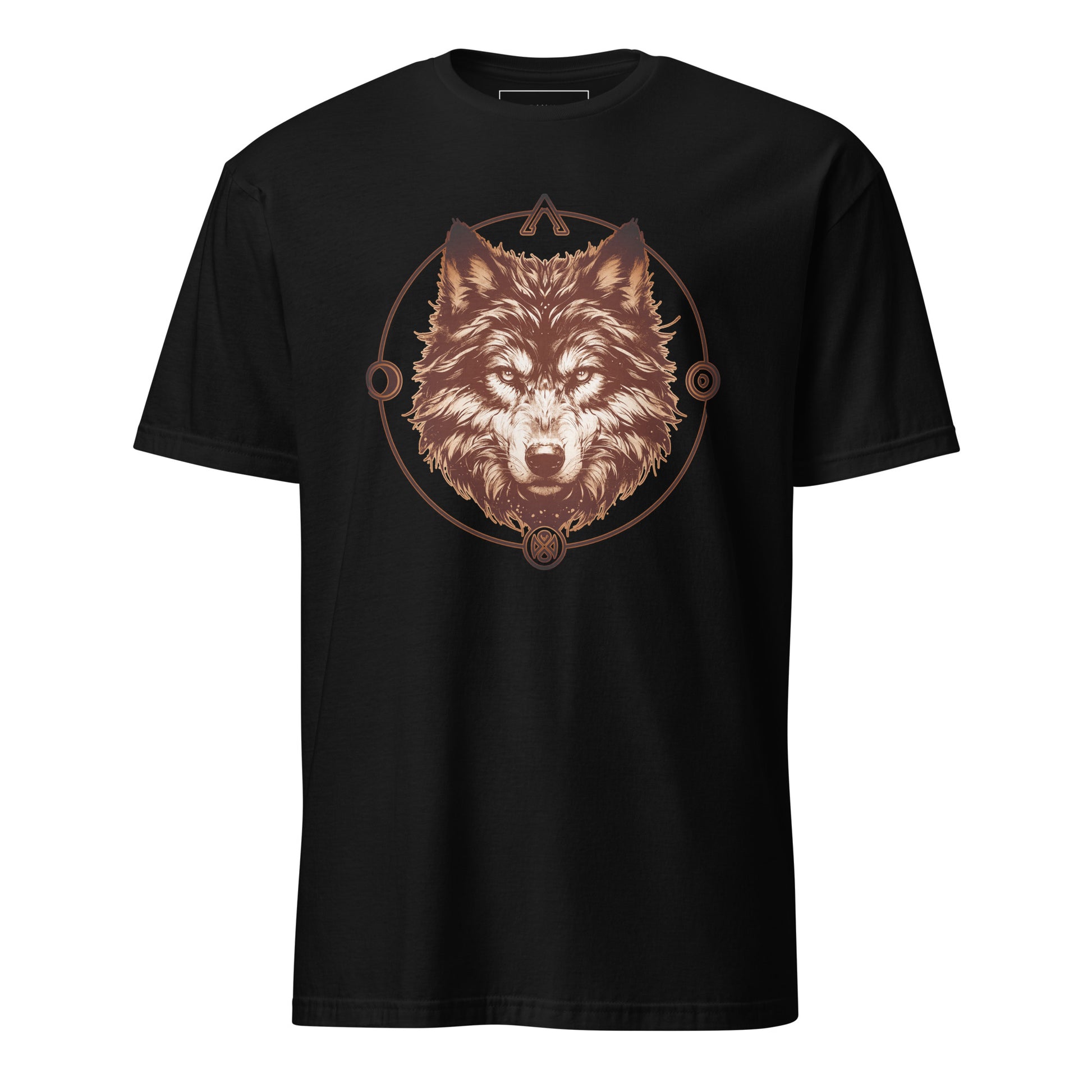 Wolf Unisex T-Shirt 100% Cotton animal motif,animal print,bold design,casual wear,freedom,motivational,nature-inspired,premium quality,resilience,statement piece,strength,T-shirt,unique design,unisex,wolf