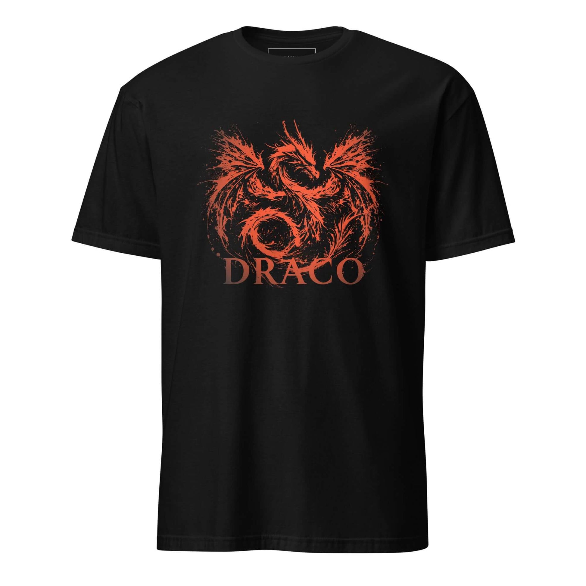 Dragon "DRACO" Unisex T-Shirt 100% Cotton animal motif,animal print,bold design,casual wear,dragon,endurance,freedom,legend,motivational,mythical,nature-inspired,power,premium quality,resilience,statement piece,strength,T-shirt,unique design,unisex