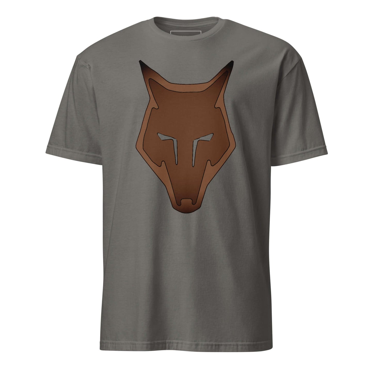 Wolf Logo "LOBO" Old Gold Unisex T-Shirt 100% Cotton alpha,animal motif,animal print,bold design,casual wear,courage,endurance,freedom,lone wolf,motivational,nature-inspired,predator,premium quality,resilience,statement piece,stealth,strength,survival,T-s