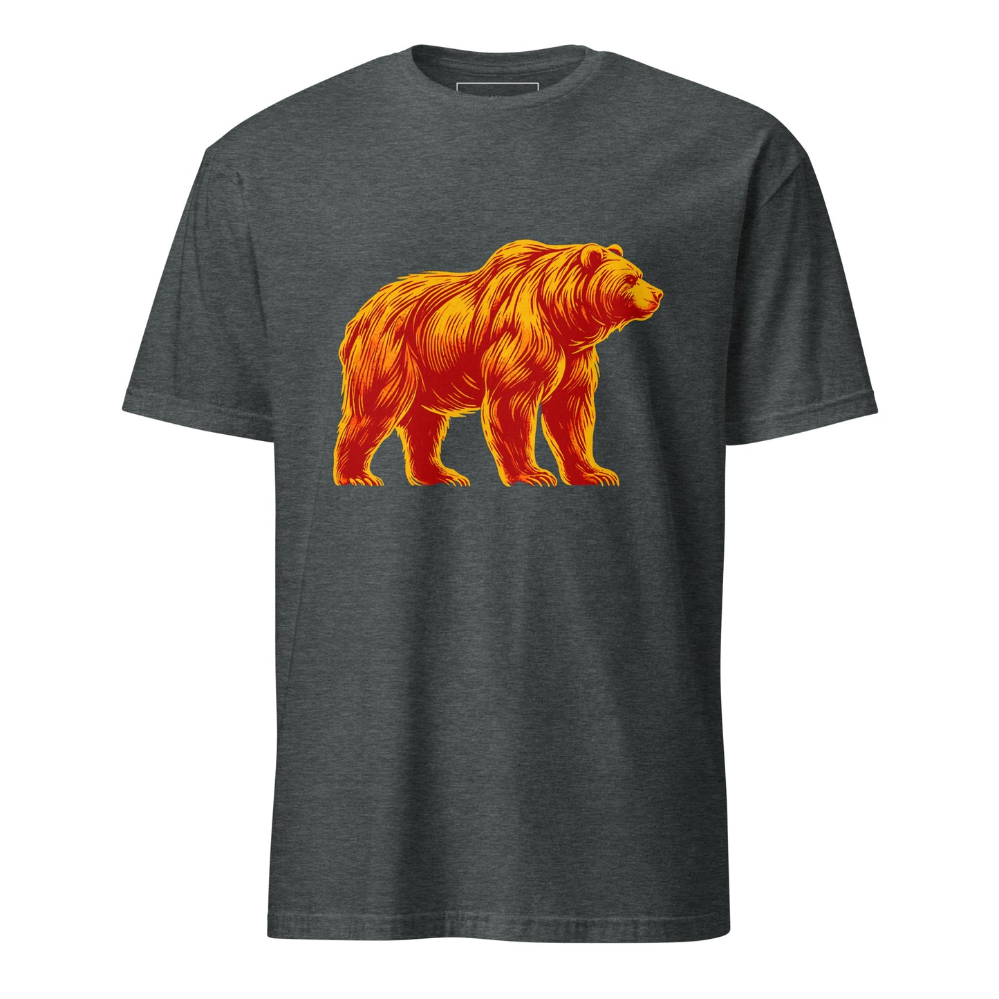 Bear Unisex T-Shirt 100% Cotton animal motif,animal print,bear,bold design,casual wear,endurance,freedom,motivational,nature spirit,nature-inspired,premium quality,resilience,statement piece,strength,T-shirt,unique design,unisex