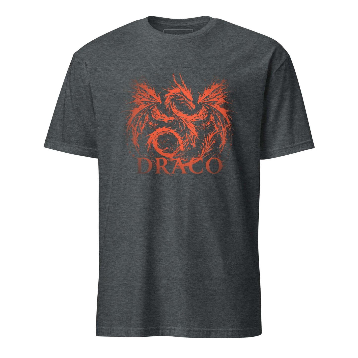 Dragon "DRACO" Unisex T-Shirt 100% Cotton animal motif,animal print,bold design,casual wear,dragon,endurance,freedom,legend,motivational,mythical,nature-inspired,power,premium quality,resilience,statement piece,strength,T-shirt,unique design,unisex