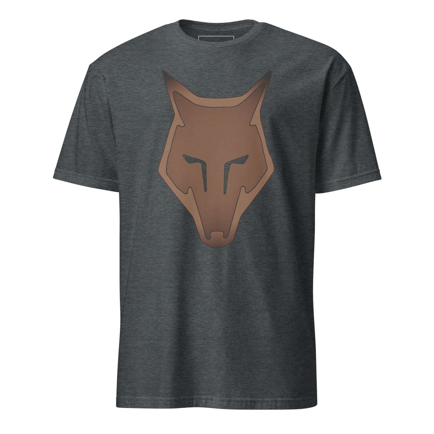 Wolf Logo "LOBO" Old Gold Unisex T-Shirt 100% Cotton alpha,animal motif,animal print,bold design,casual wear,courage,endurance,freedom,lone wolf,motivational,nature-inspired,predator,premium quality,resilience,statement piece,stealth,strength,survival,T-s