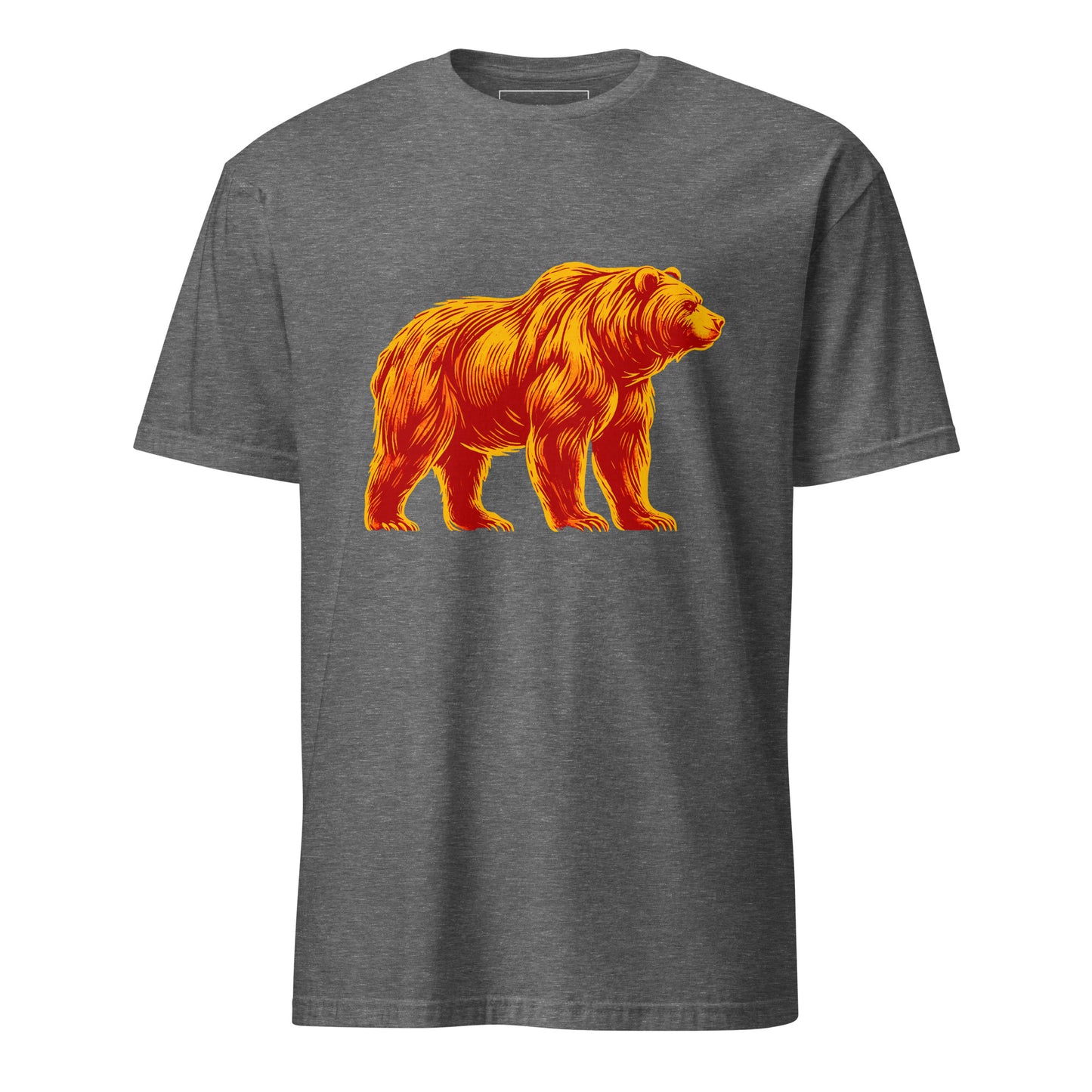 Bear Unisex T-Shirt 100% Cotton animal motif,animal print,bear,bold design,casual wear,endurance,freedom,motivational,nature spirit,nature-inspired,premium quality,resilience,statement piece,strength,T-shirt,unique design,unisex