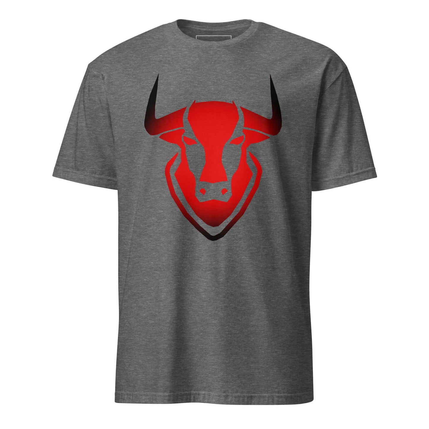 Bull Logo "TORO" Glowing Red Unisex T-Shirt 100% Cotton animal motif,animal print,bold design,bull,casual wear,endurance,freedom,motivational,nature-inspired,power,premium quality,resilience,spirit,statement piece,strength,T-shirt,unique design,unisex