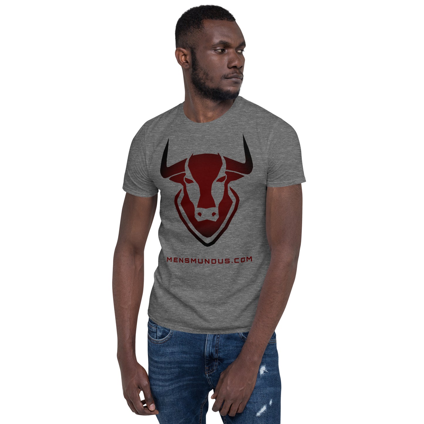 Bull Logo "TORO" Maroon Mensmundus Edition Unisex T-Shirt 100% Cotton animal motif,animal print,bold design,bull,casual wear,endurance,freedom,motivational,nature-inspired,power,premium quality,resilience,spirit,statement piece,strength,T-shirt,unique des