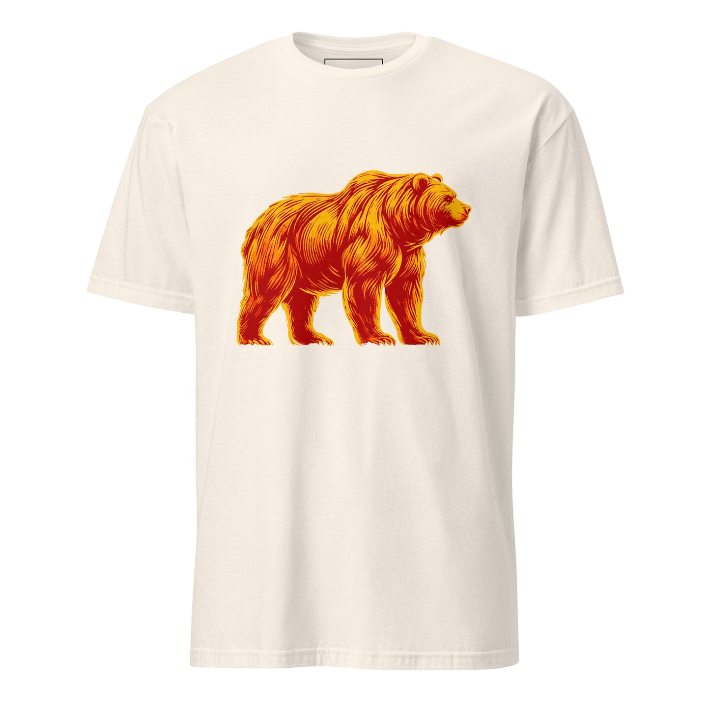 Bear Unisex T-Shirt 100% Cotton animal motif,animal print,bear,bold design,casual wear,endurance,freedom,motivational,nature spirit,nature-inspired,premium quality,resilience,statement piece,strength,T-shirt,unique design,unisex