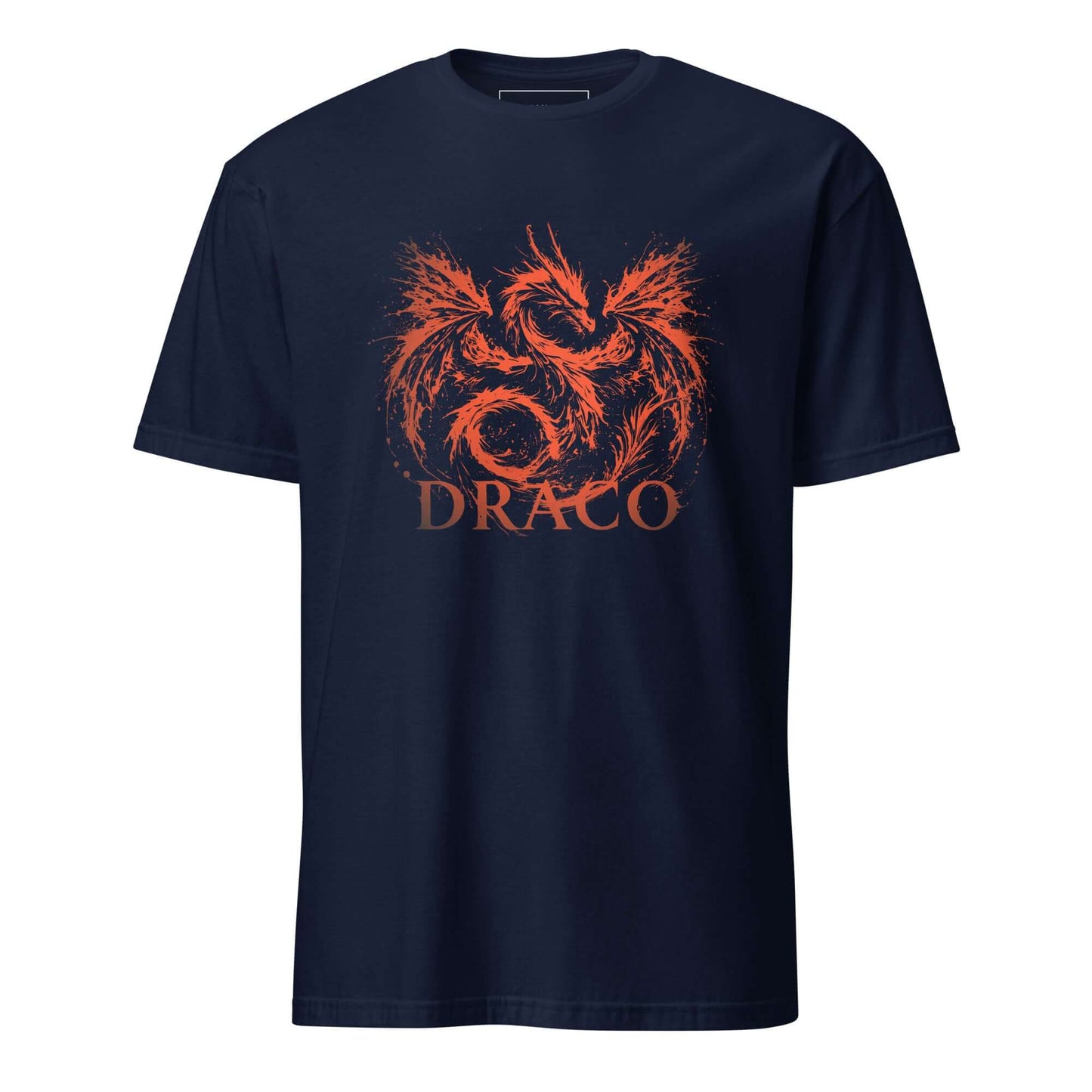 Dragon "DRACO" Unisex T-Shirt 100% Cotton animal motif,animal print,bold design,casual wear,dragon,endurance,freedom,legend,motivational,mythical,nature-inspired,power,premium quality,resilience,statement piece,strength,T-shirt,unique design,unisex