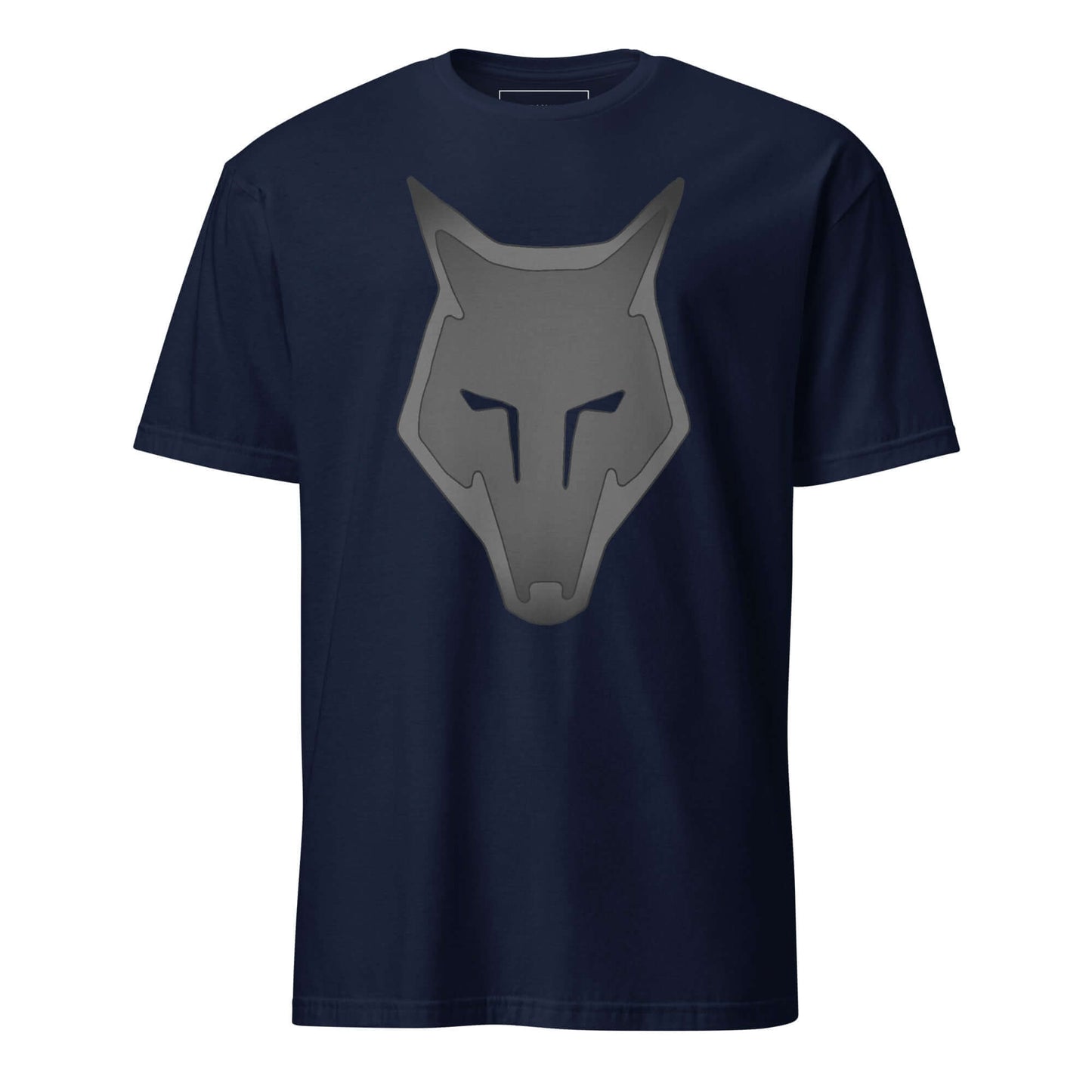 Wolf Logo "LOBO" Monochrome Unisex T-Shirt 100% Cotton alpha,animal motif,animal print,bold design,casual wear,courage,endurance,freedom,lone wolf,motivational,nature-inspired,predator,premium quality,resilience,statement piece,stealth,strength,survival,T