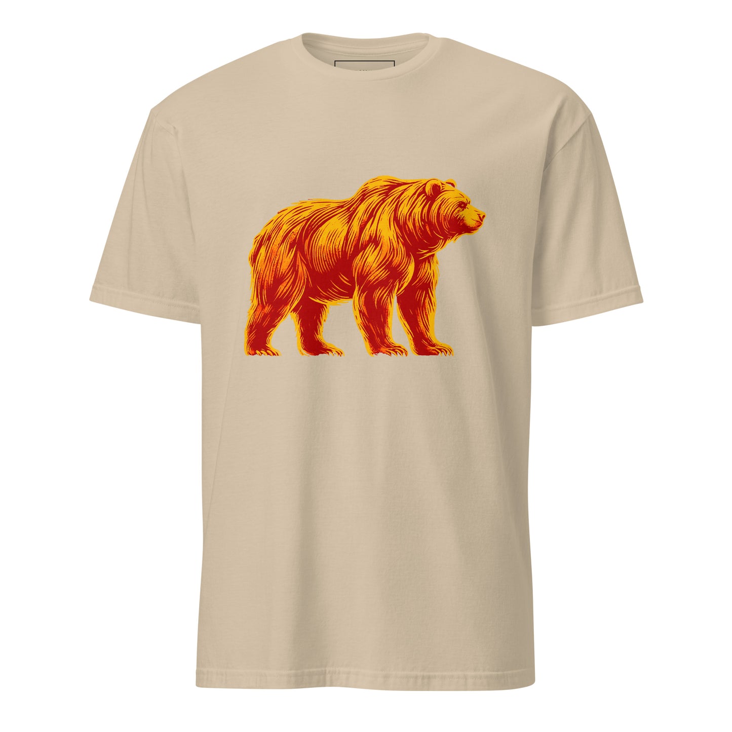 Bear Unisex T-Shirt 100% Cotton animal motif,animal print,bear,bold design,casual wear,endurance,freedom,motivational,nature spirit,nature-inspired,premium quality,resilience,statement piece,strength,T-shirt,unique design,unisex