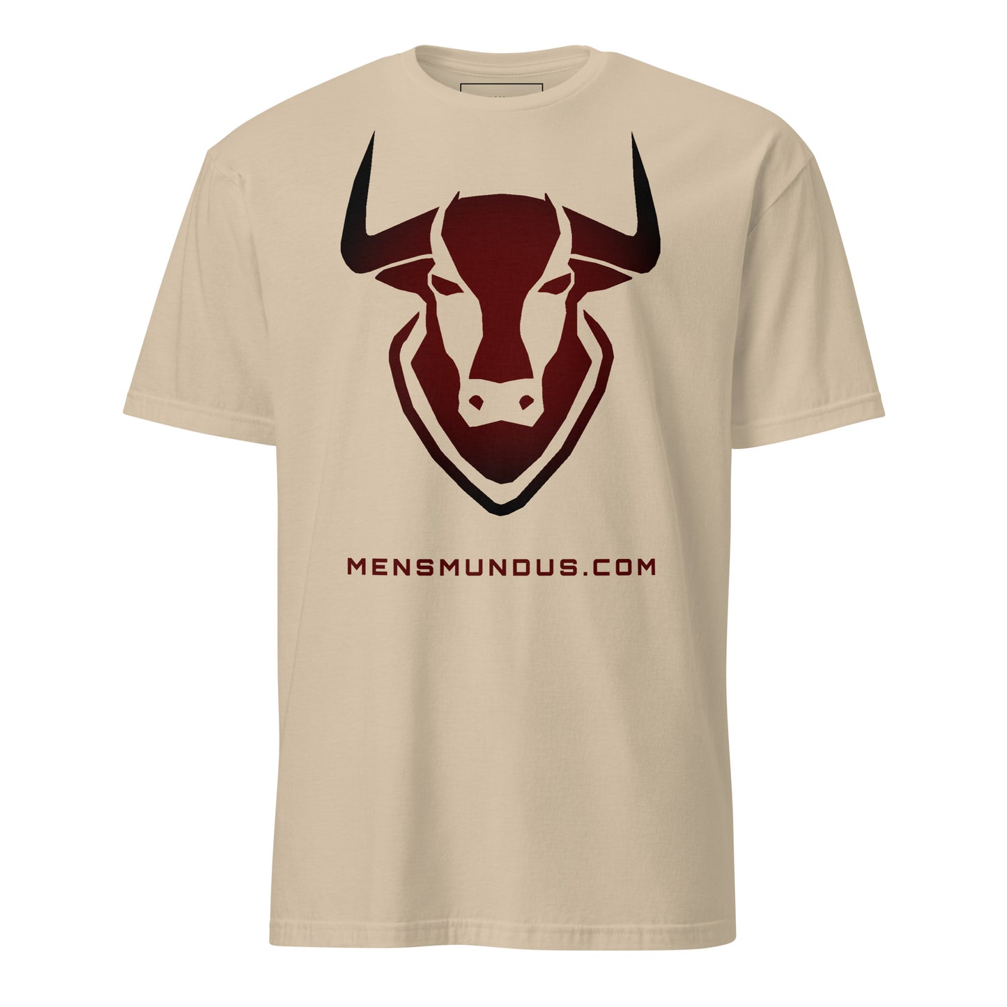 Bull Logo "TORO" Maroon Mensmundus Edition Unisex T-Shirt 100% Cotton animal motif,animal print,bold design,bull,casual wear,endurance,freedom,motivational,nature-inspired,power,premium quality,resilience,spirit,statement piece,strength,T-shirt,unique des