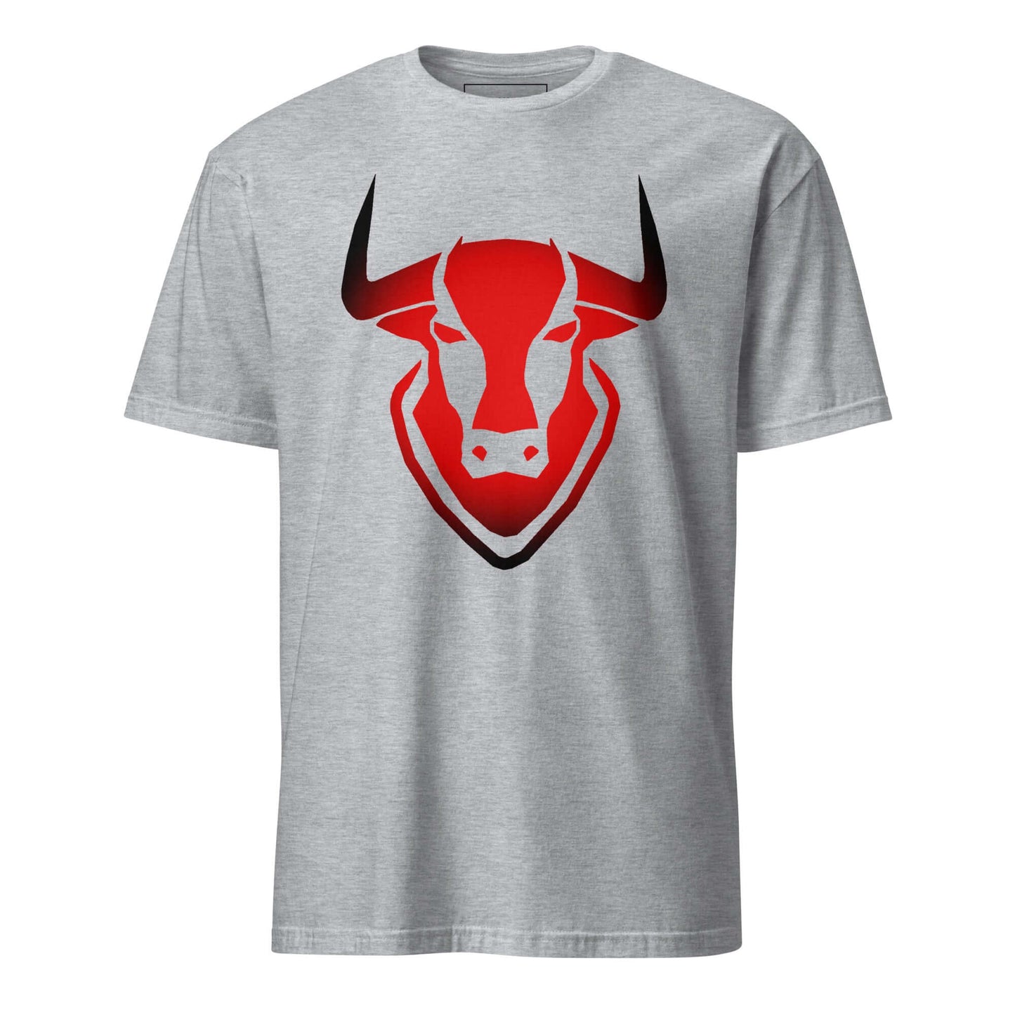 Bull Logo "TORO" Glowing Red Unisex T-Shirt 100% Cotton animal motif,animal print,bold design,bull,casual wear,endurance,freedom,motivational,nature-inspired,power,premium quality,resilience,spirit,statement piece,strength,T-shirt,unique design,unisex