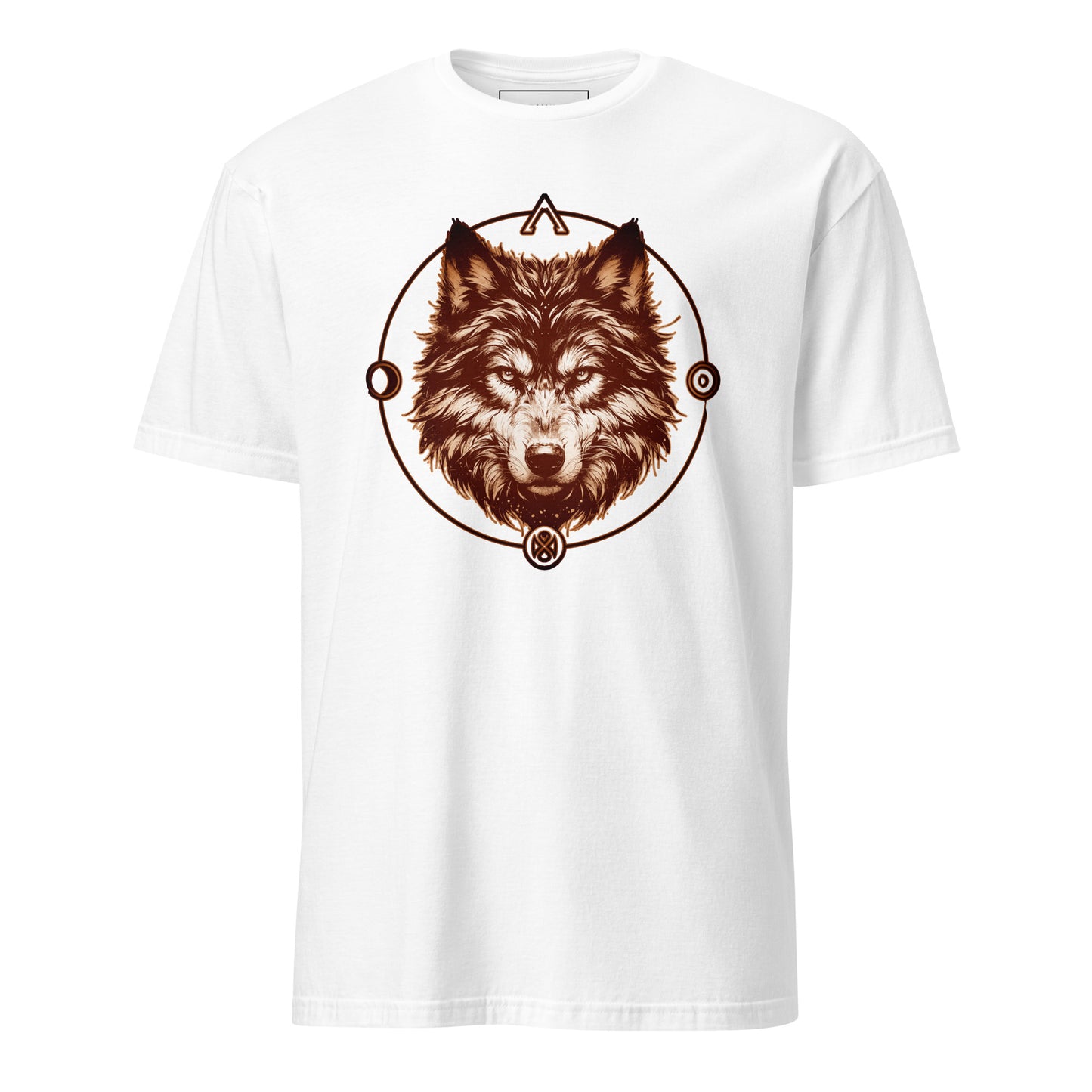 Wolf Unisex T-Shirt 100% Cotton animal motif,animal print,bold design,casual wear,freedom,motivational,nature-inspired,premium quality,resilience,statement piece,strength,T-shirt,unique design,unisex,wolf