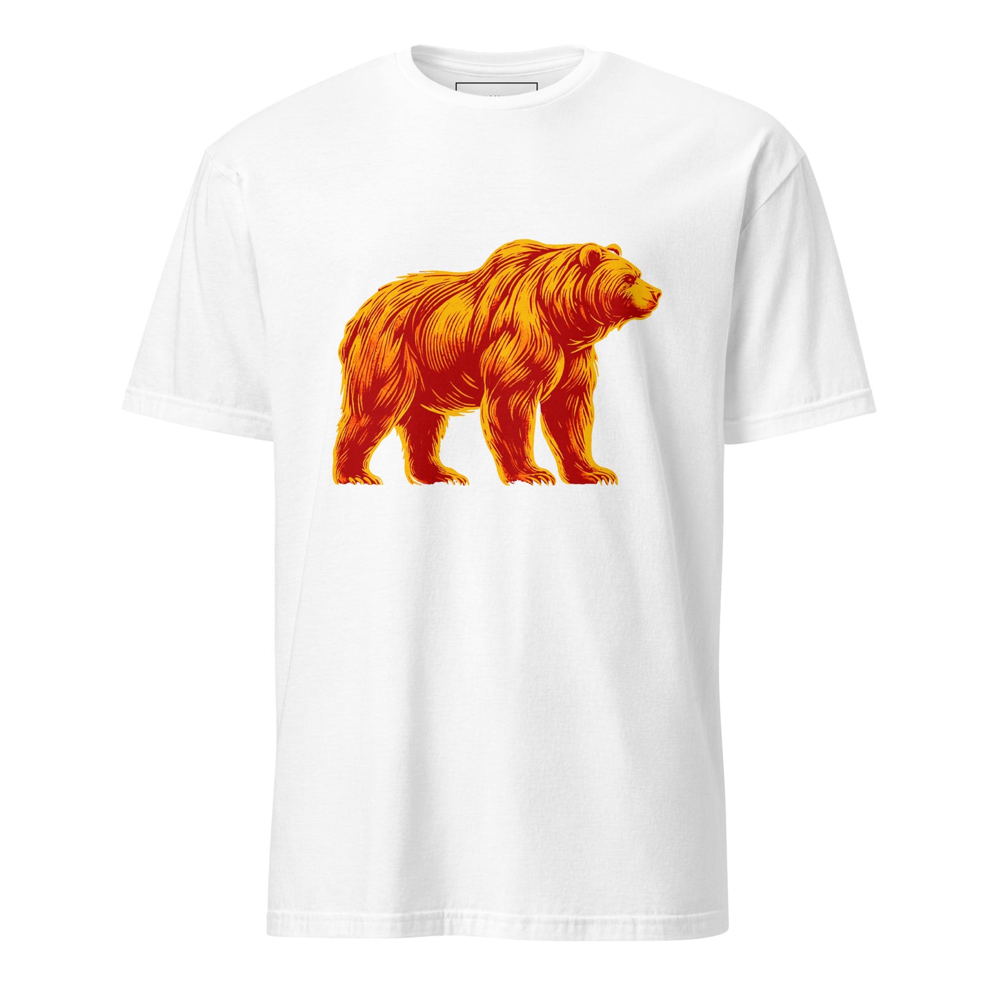 Bear Unisex T-Shirt 100% Cotton animal motif,animal print,bear,bold design,casual wear,endurance,freedom,motivational,nature spirit,nature-inspired,premium quality,resilience,statement piece,strength,T-shirt,unique design,unisex