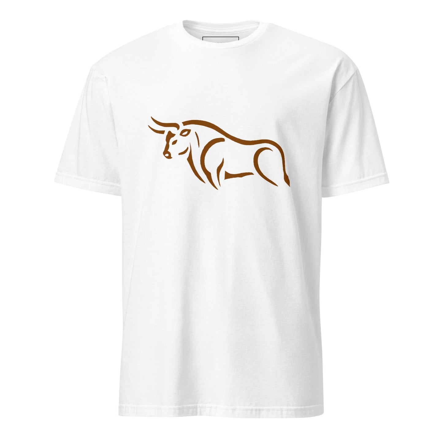 Bull Unisex T-Shirt 100% Cotton animal motif,animal print,bold design,bull,casual wear,endurance,freedom,motivational,nature-inspired,power,premium quality,resilience,spirit,statement piece,strength,T-shirt,unique design,unisex