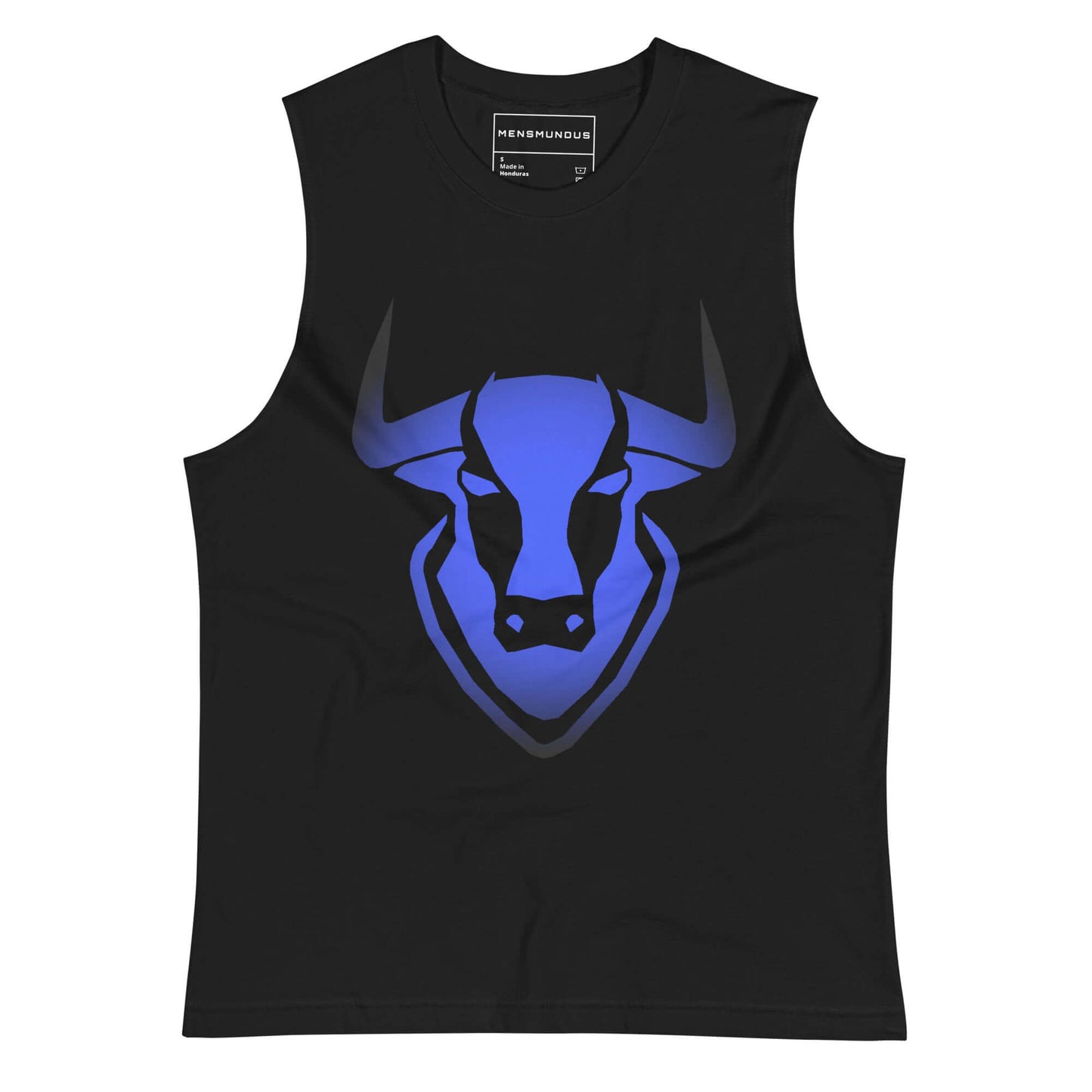 Bull Logo "TORO" Blue Muscle-Shirt active wear,animal motif,bold design,bull,endurance,gym wear,iconic,motivational,muscle shirt,power,premium quality,resilience,spirit,strength,unique design,unisex