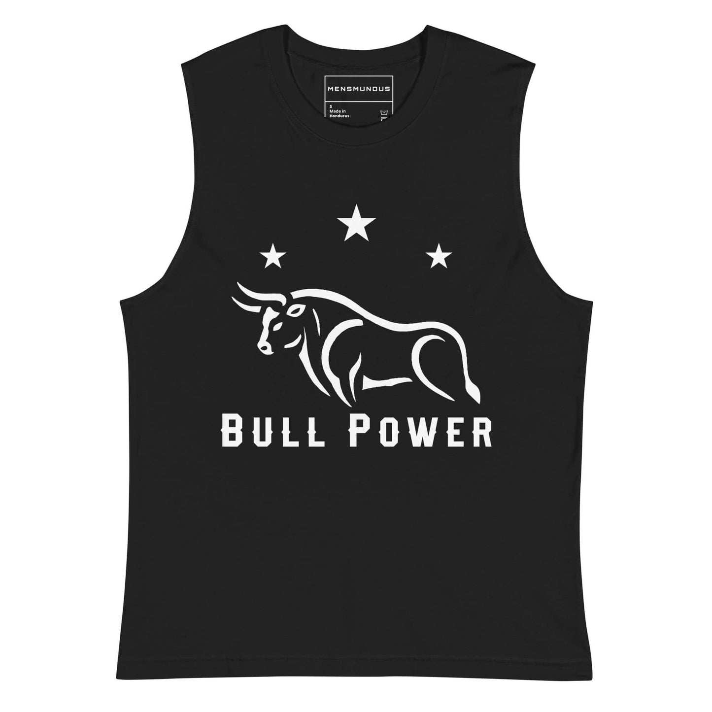 Bull Muscle-Shirt "Power 3 Stars" active wear,animal motif,bold design,bull,endurance,gym wear,iconic,motivational,muscle shirt,power,premium quality,resilience,spirit,strength,unique design,unisex