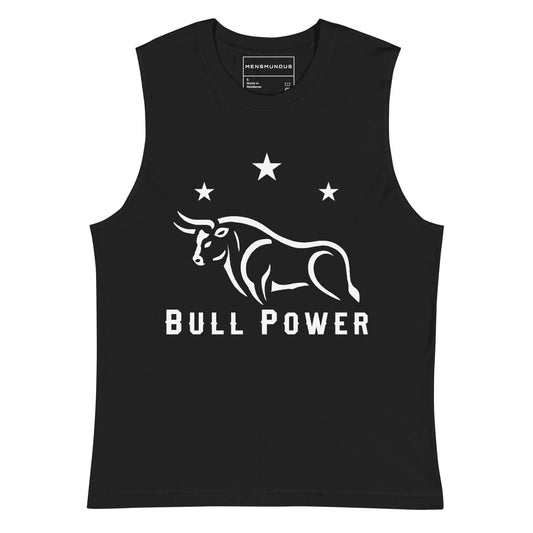 Bull Muscle-Shirt "Power 3 Stars" active wear,animal motif,bold design,bull,endurance,gym wear,iconic,motivational,muscle shirt,power,premium quality,resilience,spirit,strength,unique design,unisex